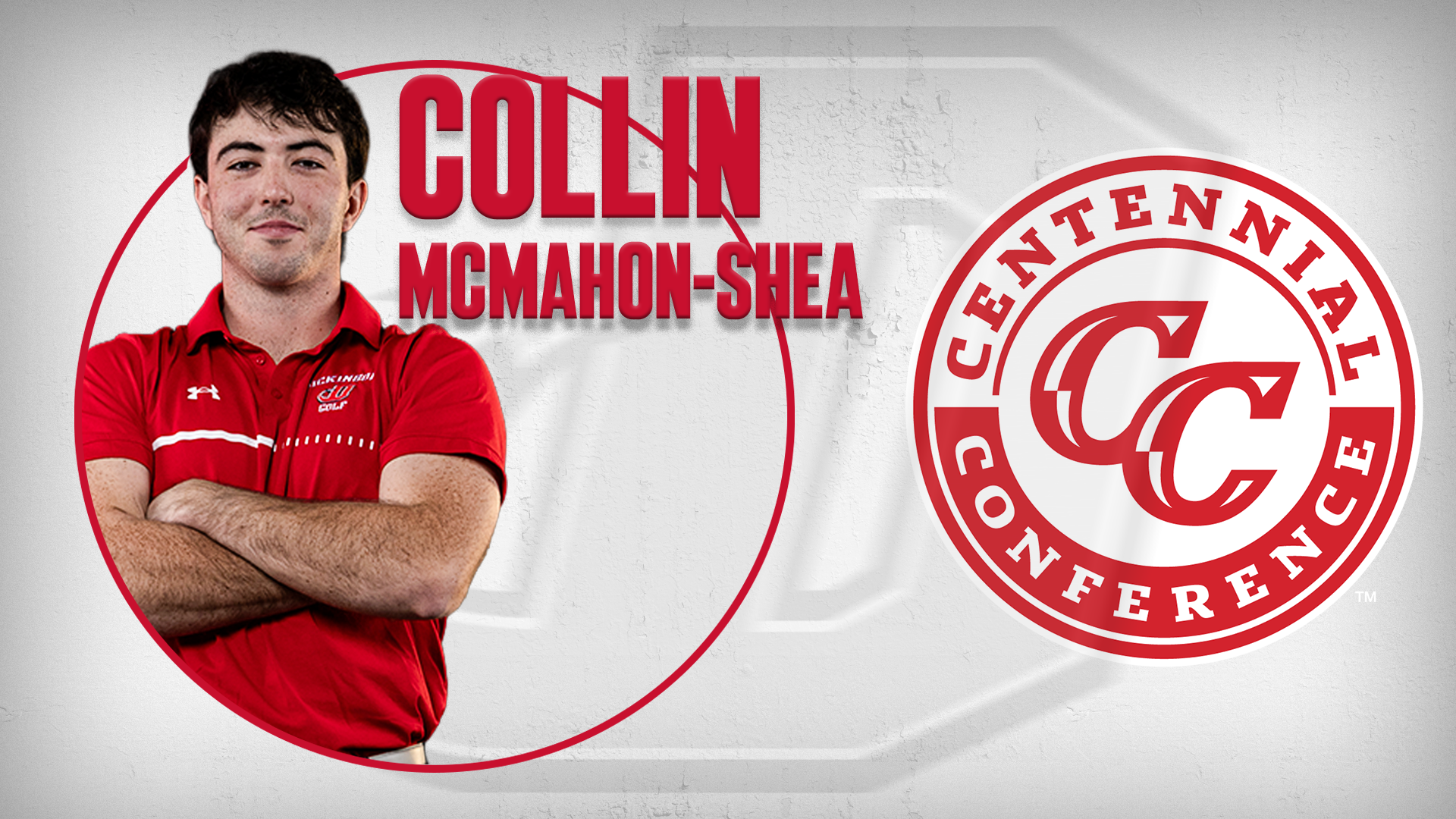 Centennial Conference Men's Golfer of the Week release 10-22-25