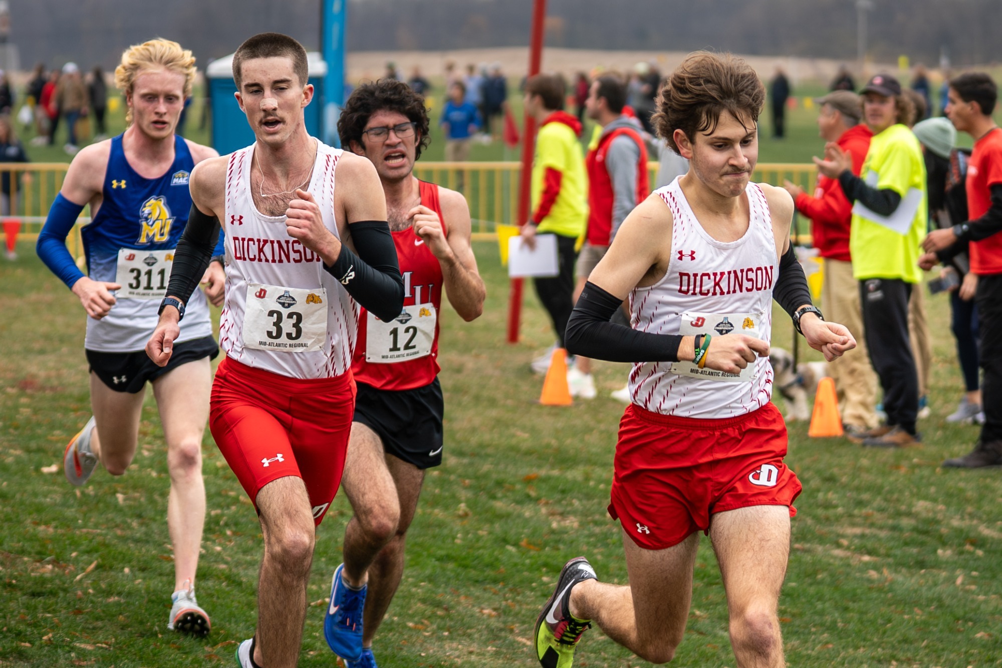 Luke Knestout and Nathan Caldwell compete in NCAA Regionals