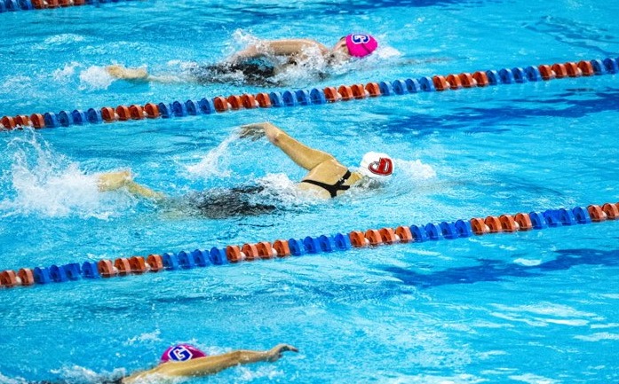 Dickinson women's swim competes at the 2025 Gettysburg Invitational 