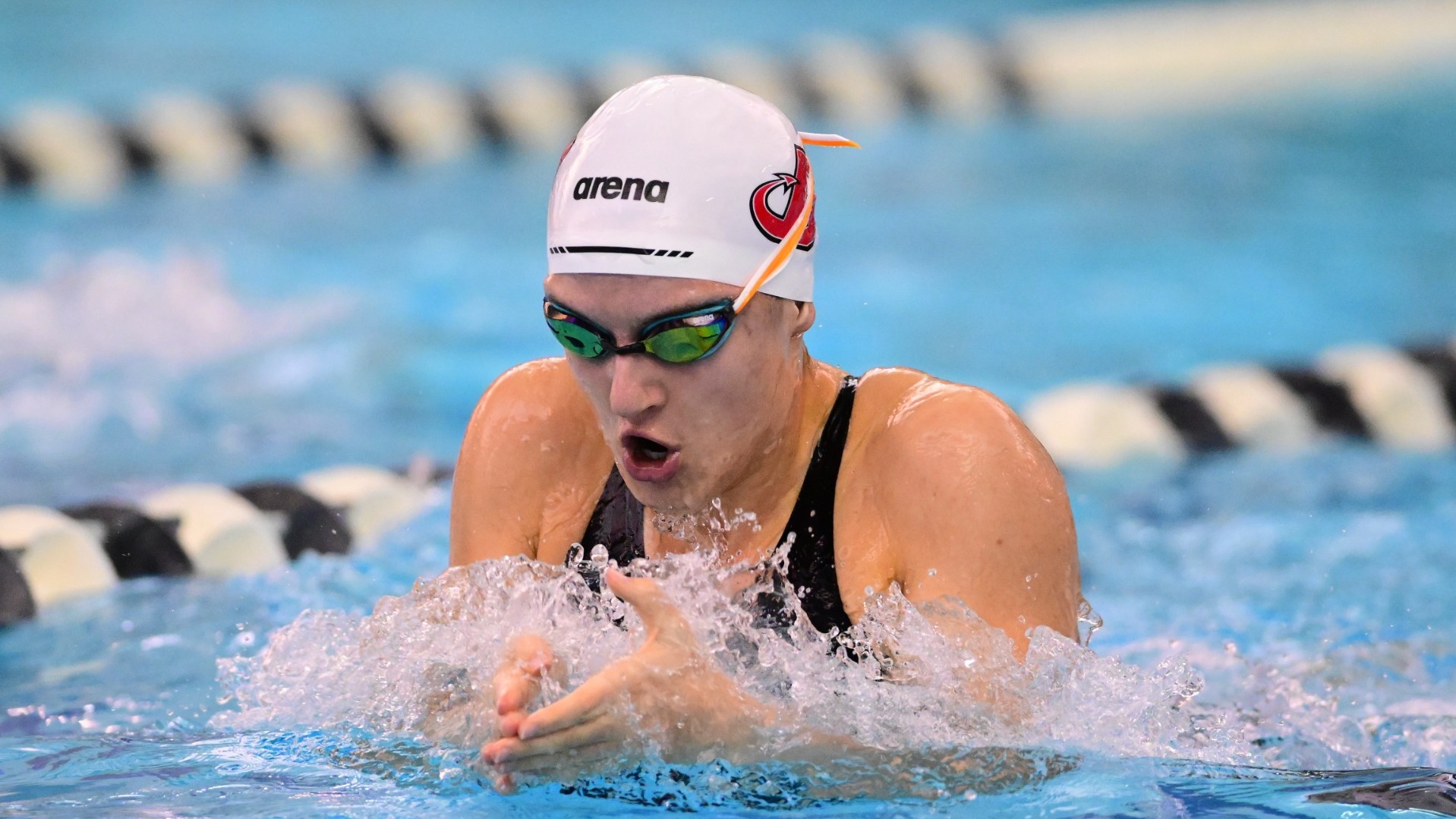  Women's swimmer during night four of the Centennial Conference Championship at Franklin & Marshall College on 2-23-25