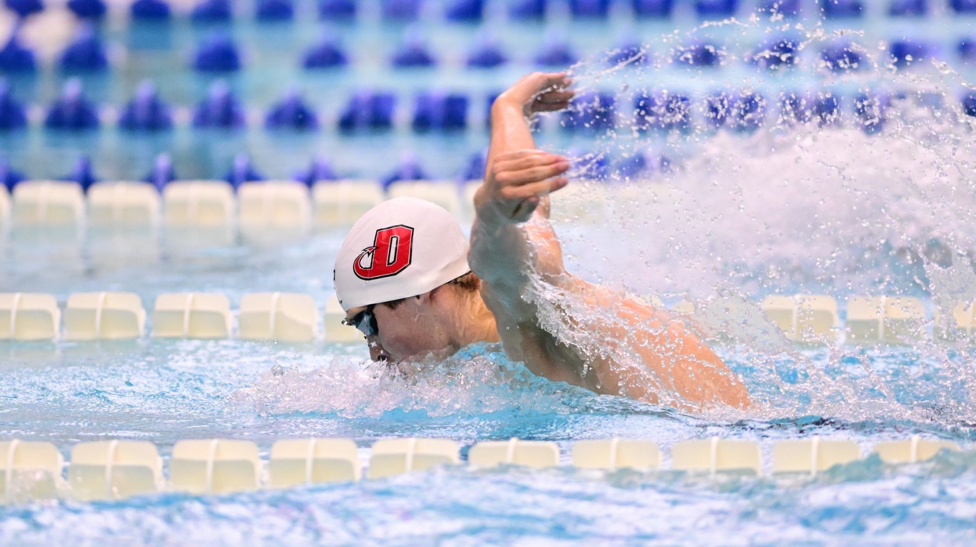 Men's Swimmer during night four of the 2025 Centennial Conference Championships at Franklin and Marshall College 2-23-25