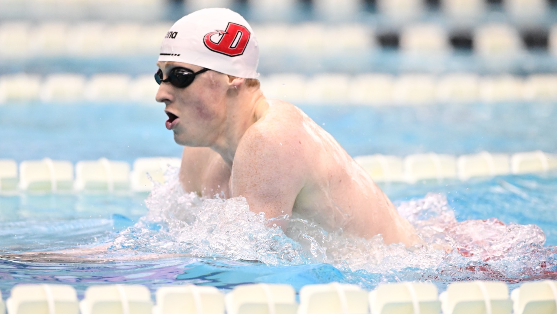 Men's Swimmer during night three of the 2025 Centennial Conference Championships at Franklin and Marshall College 2-22-25