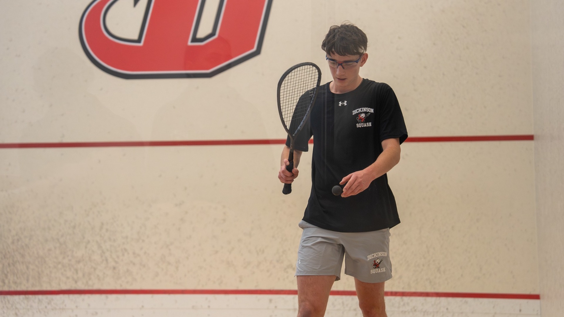 Men's squash player during the 2024-25 season