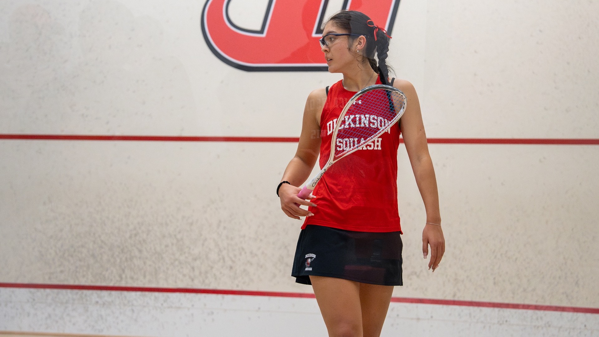 Katie Herring after a point during the 2024-2025 season