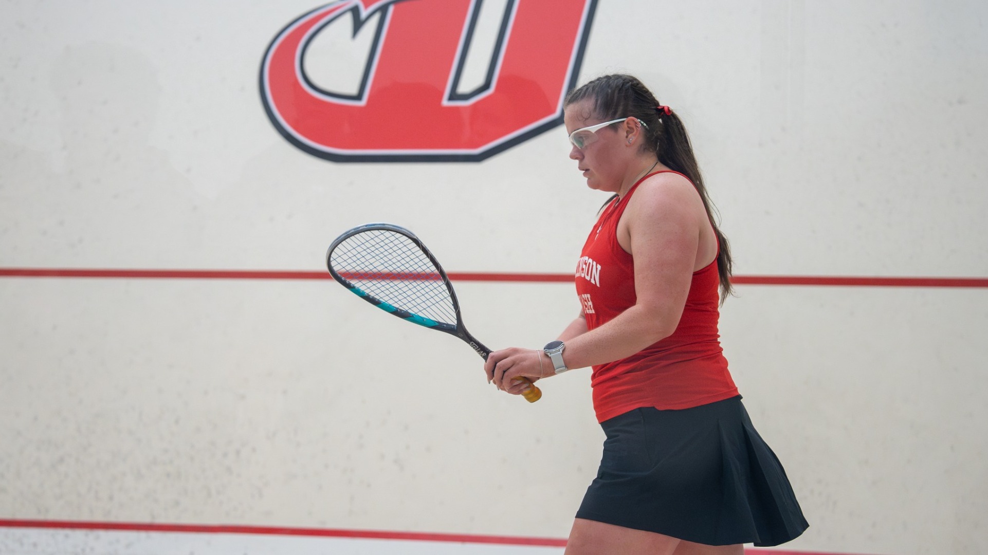 Anna O'Connor after a point during the 2024-2025 season at home