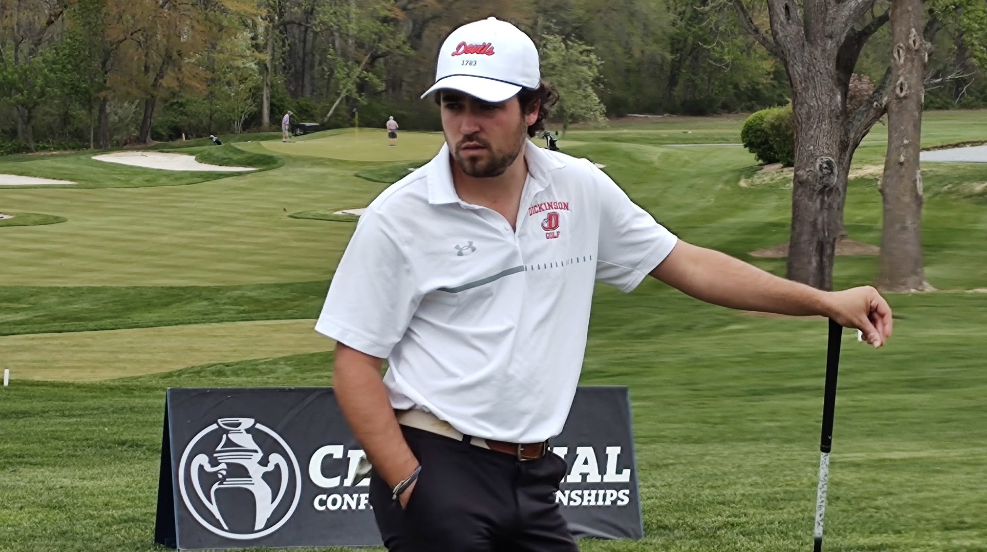 Carl Williams on Day Two of the Centennial Conference Championship at Waynesboro Country Club 4-26-25