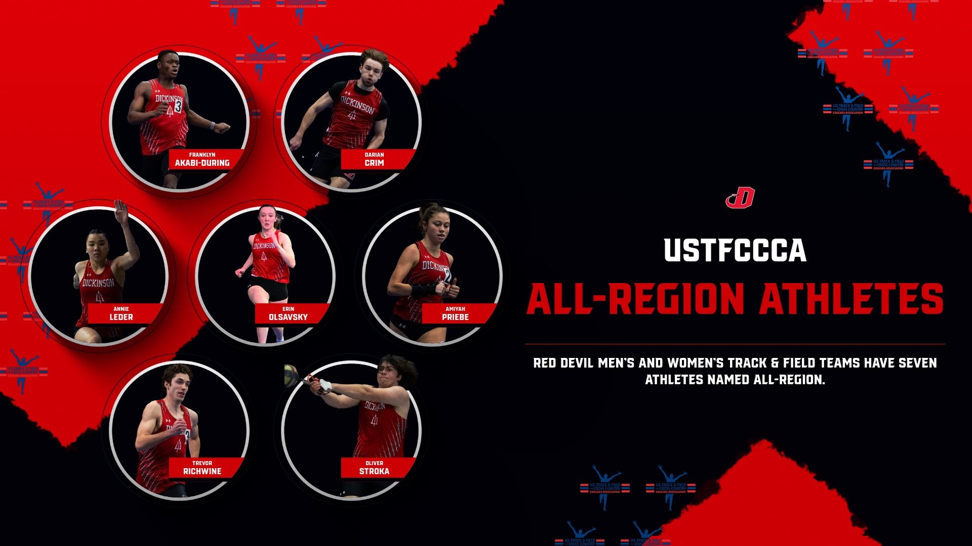 Men's and Women's Outdoor Track and Field 2025 All-Region Performer release 5-21-25