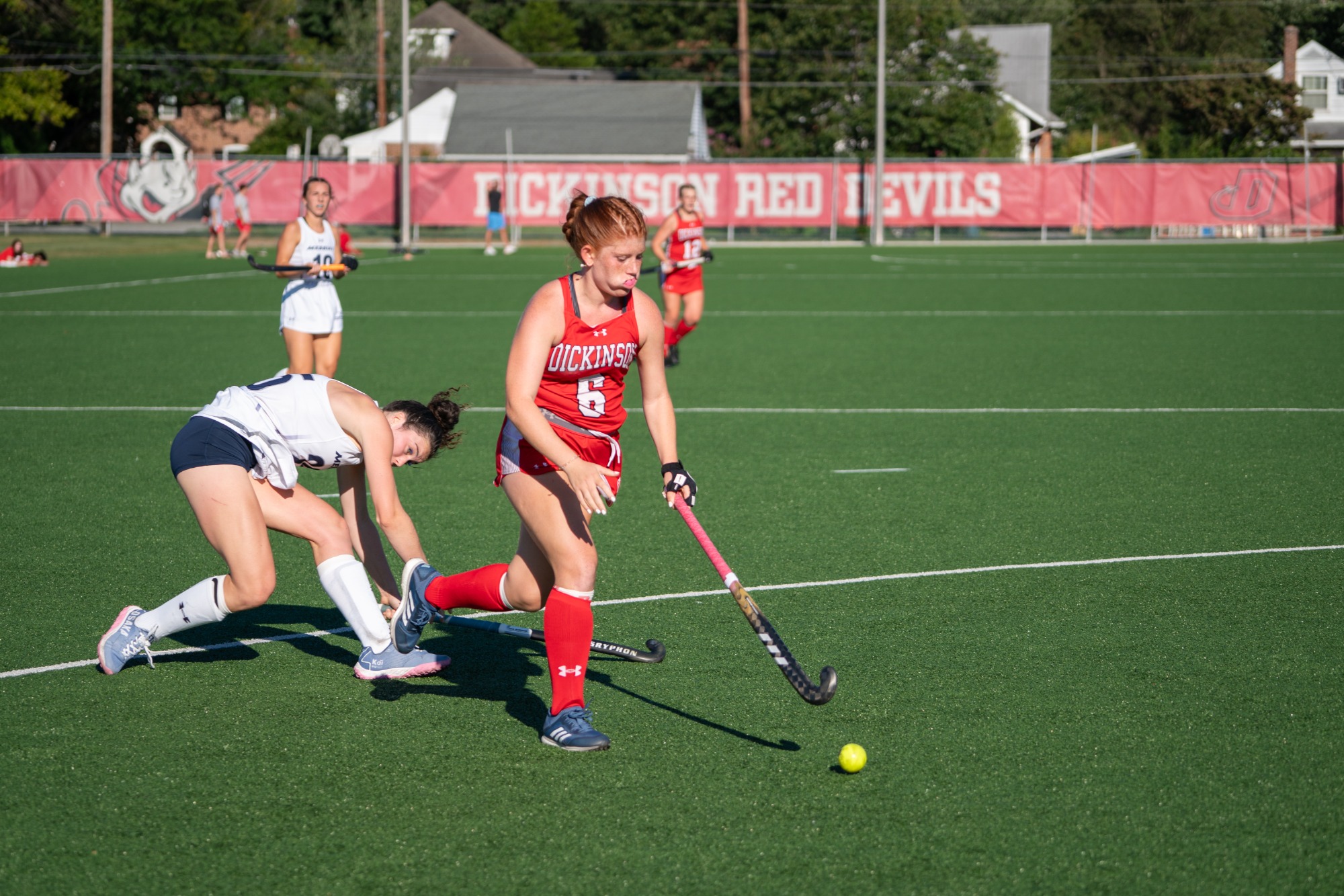 Field Hockey's Gillian Rosenstock on field vs. Messiah