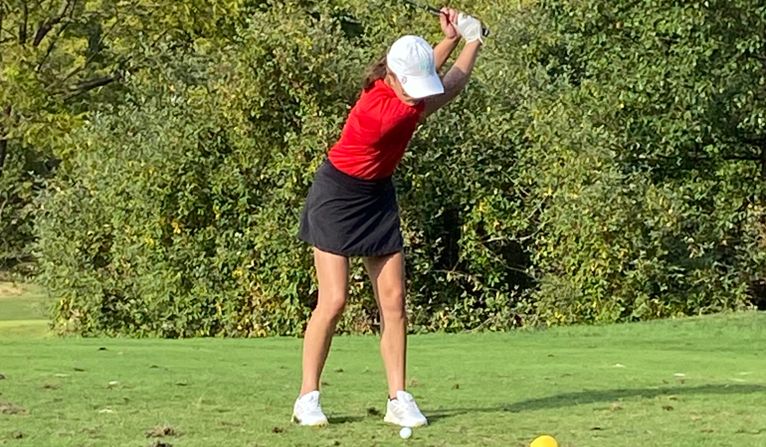 Charlotte Anstine at the McDaniel Fall Invitational on 9-7-25