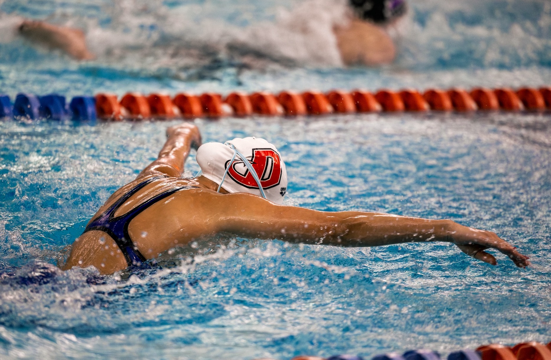 Dickinson women's swimmer competes