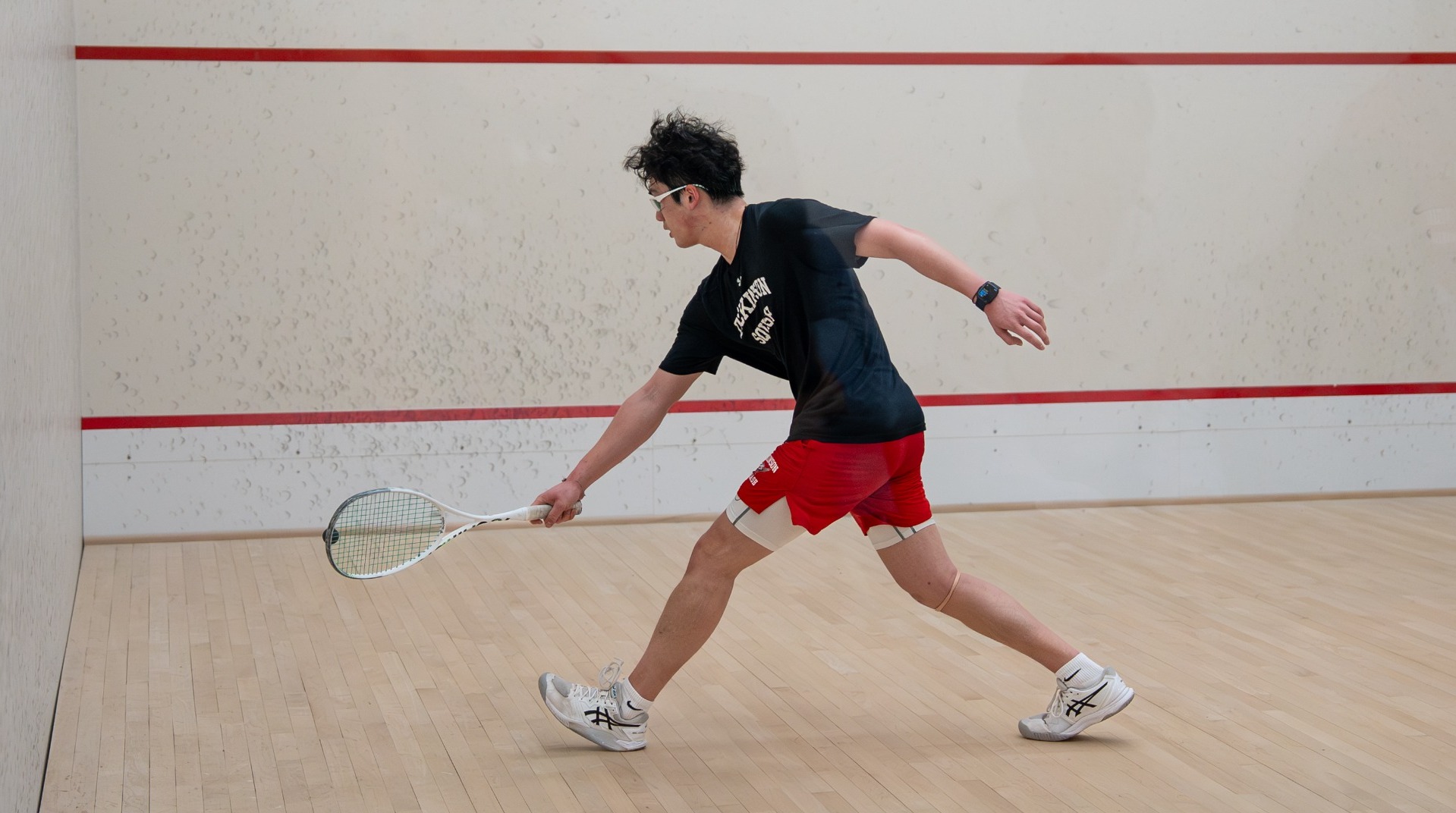 Men's squash player against Vassar College on 1-17-26 