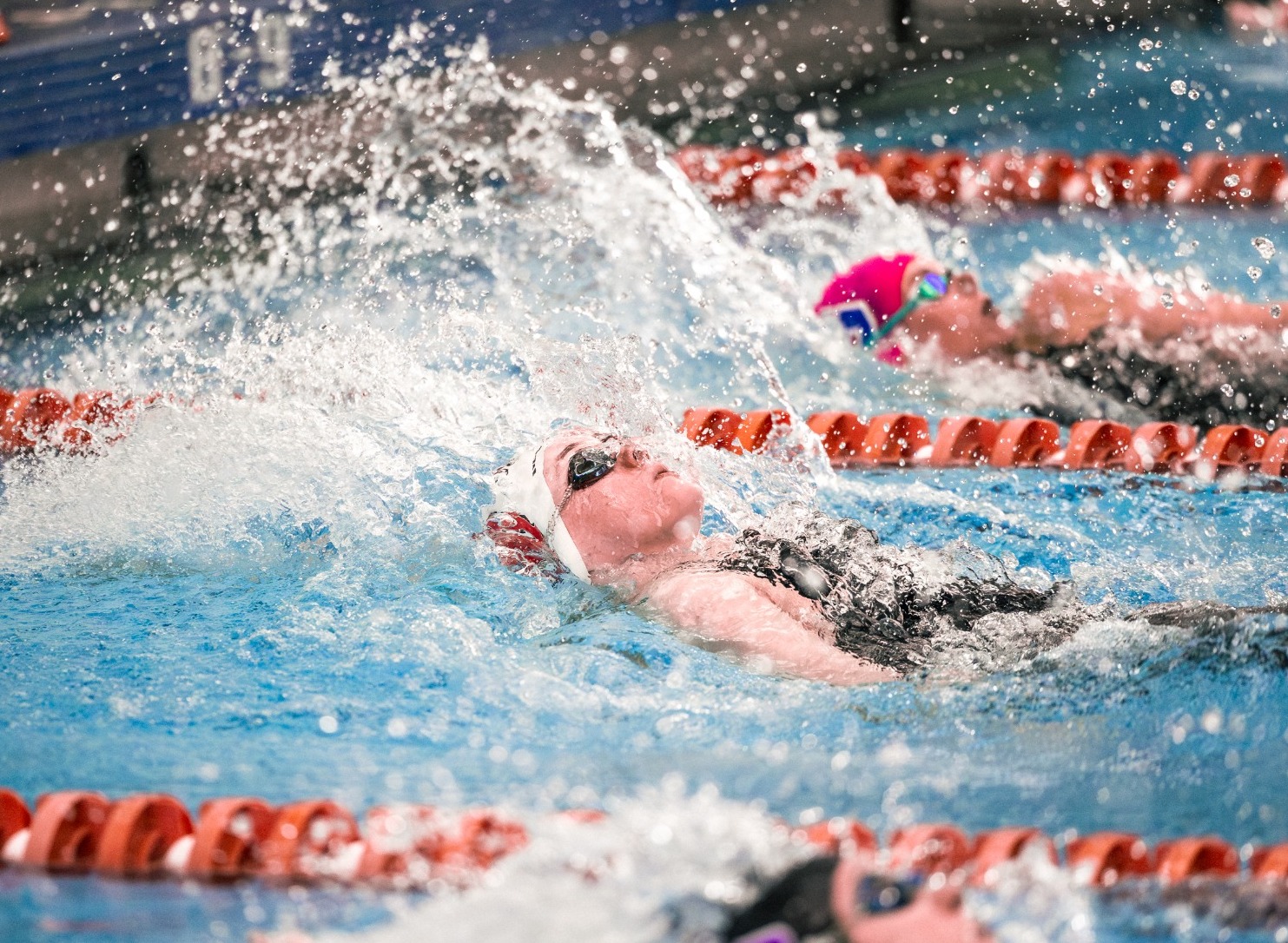 Dickinson women's swimmer competes