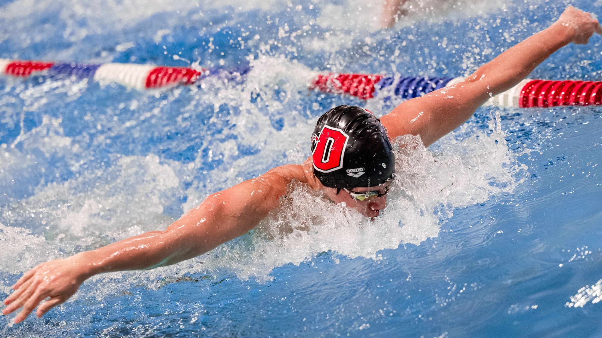 Dickinson swimmer competes
