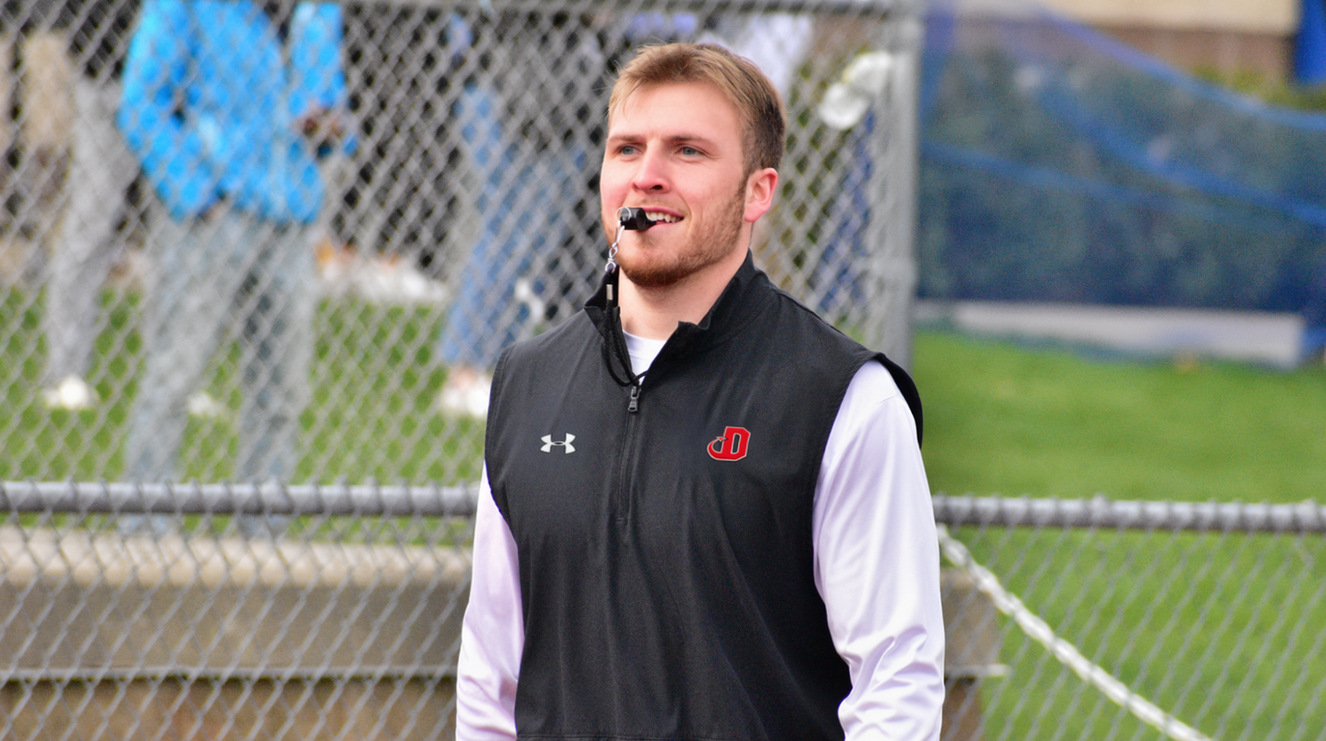 Logan Baxter joining the Dickinson College football coaching staff 3-18-26