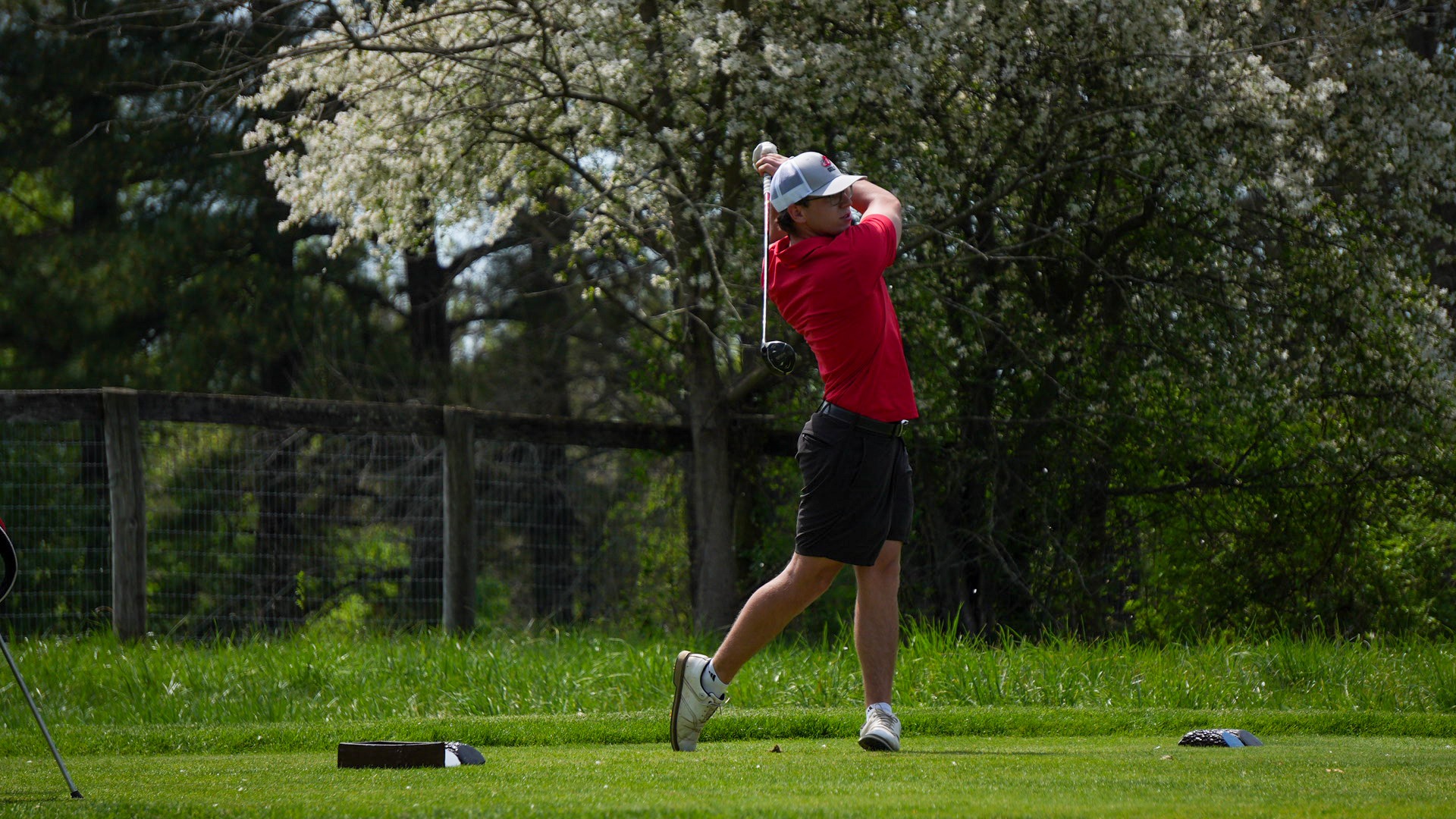 Dickinson men's golfer on the team at the Stevenson University Spring Invitational on 4-16-26