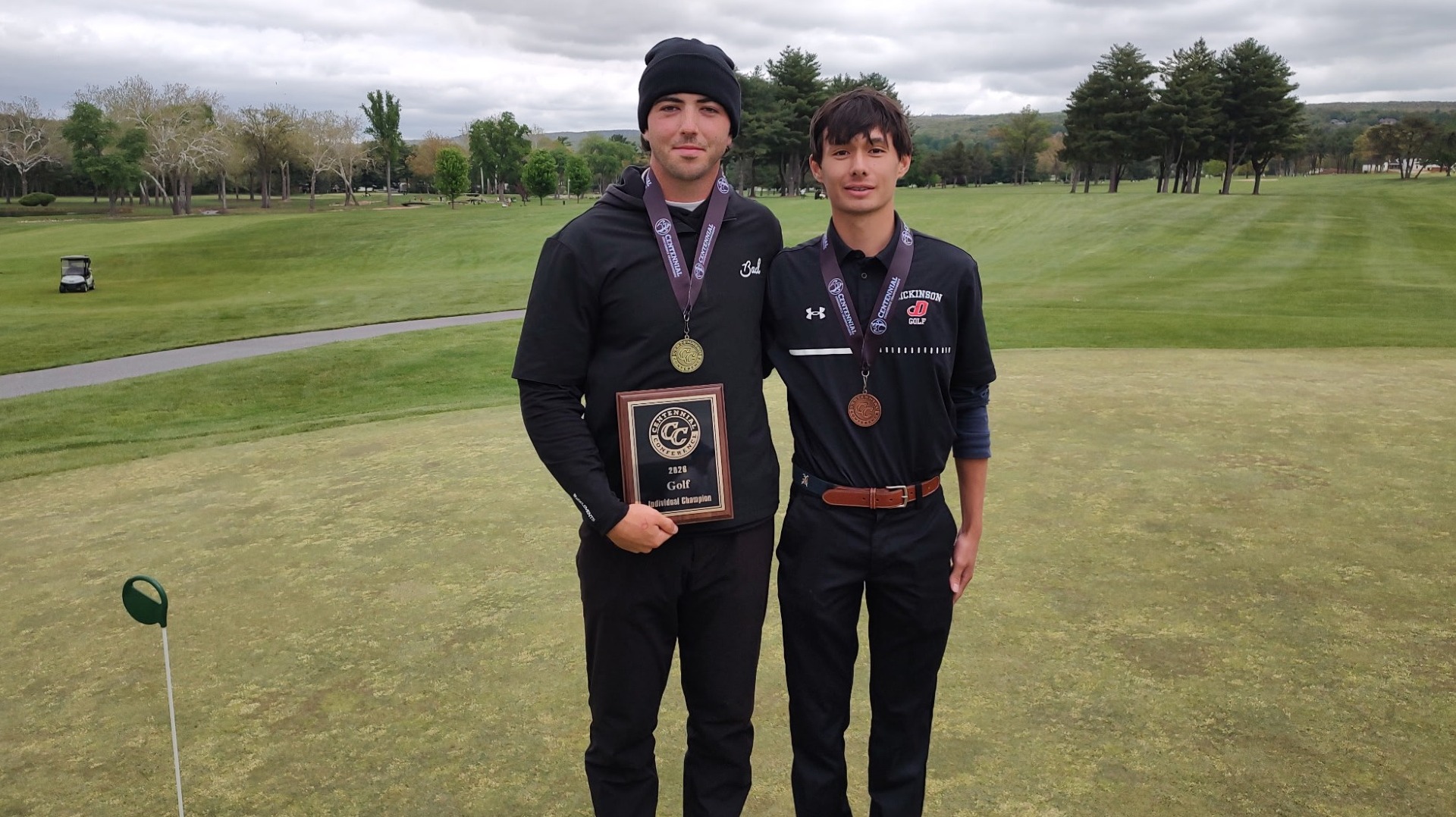 Collin McMahon-Shea and William Griffith 2026 All-Conference photo on 4-26-26