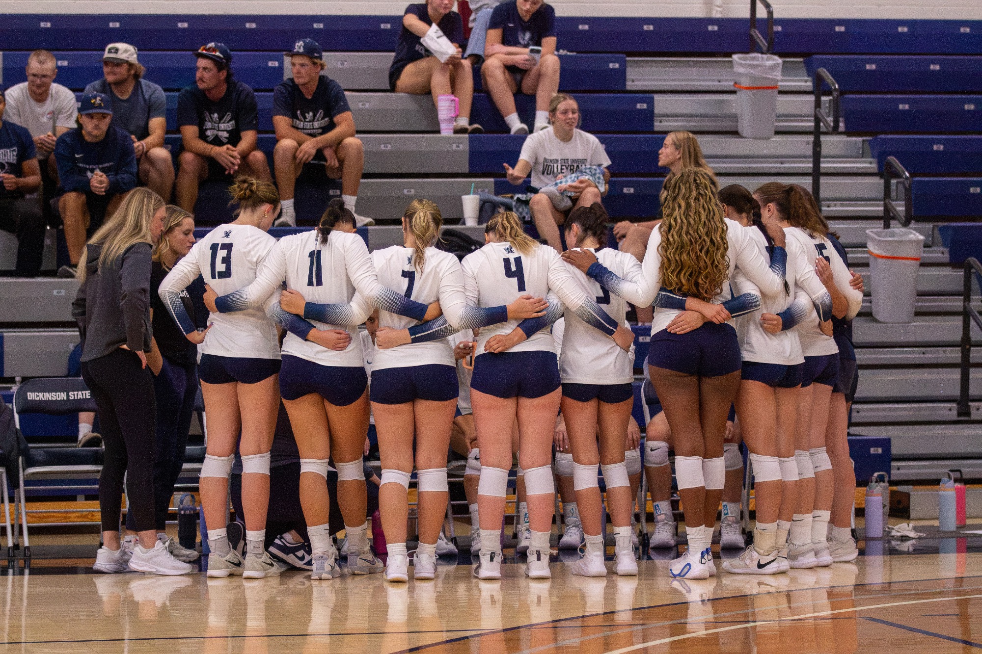 Dickinson State Volleyball vs Bismarck State Volleyball in Dickinson, N.D.
