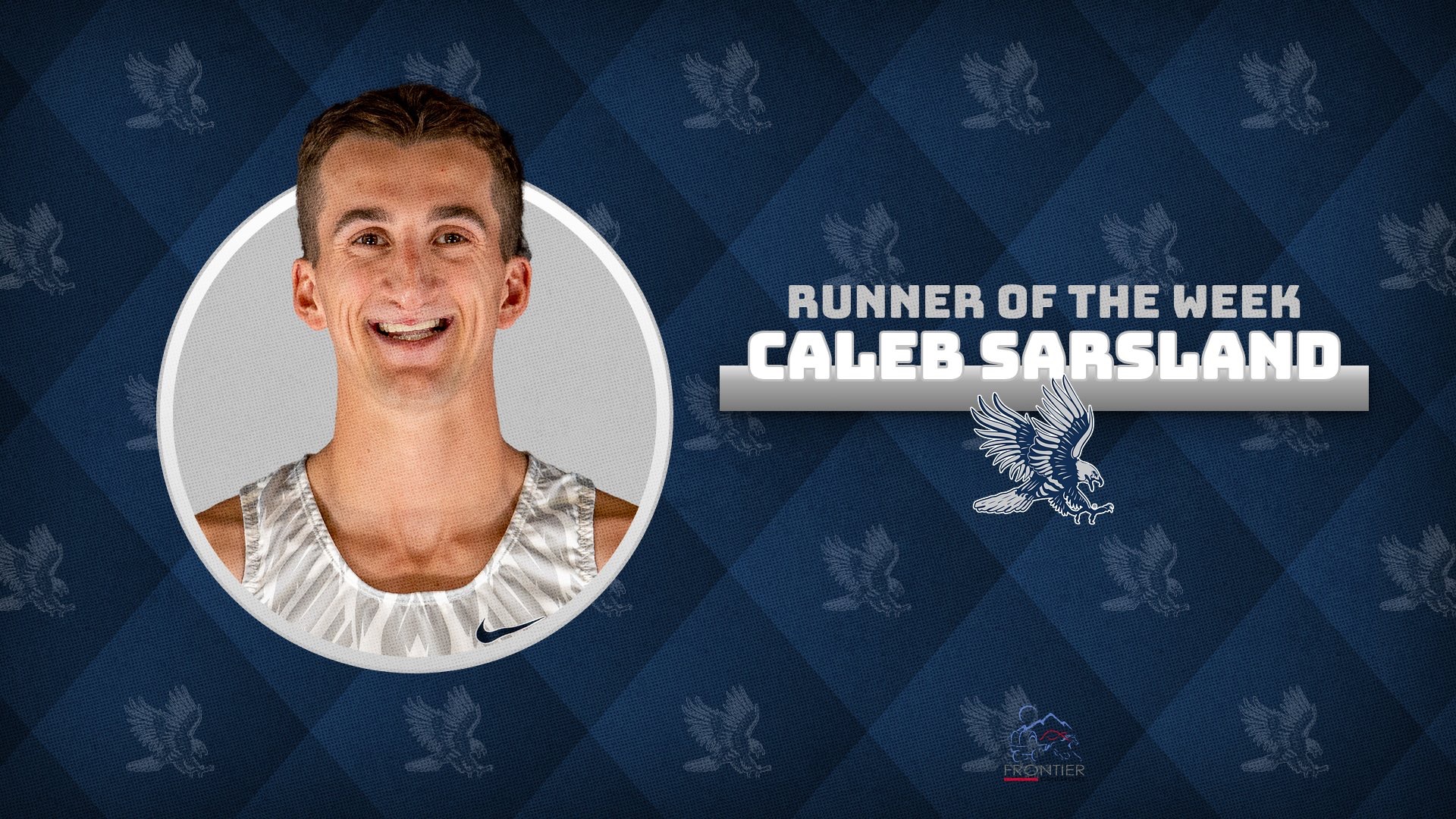 Caleb Sarsland Frontier Conference Men's XC Runner of the Week