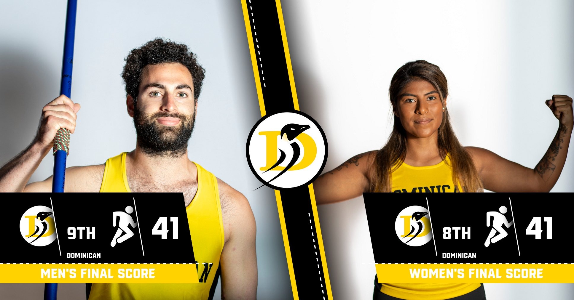 Penguin men finish ninth and women eight at Chabot Opener