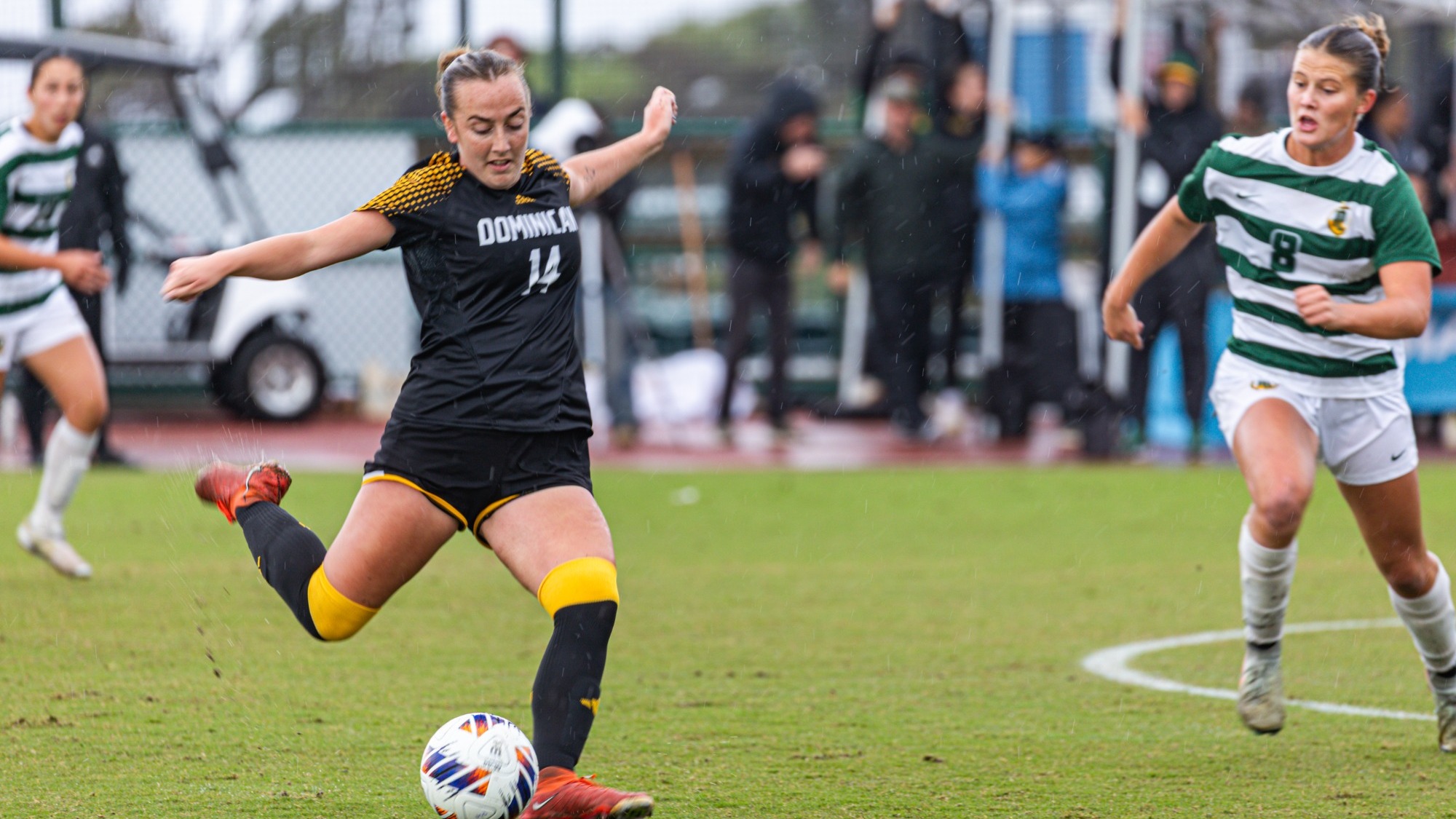 Janae Schwan provided several opportunities for the Penguins in the PacWest Championship