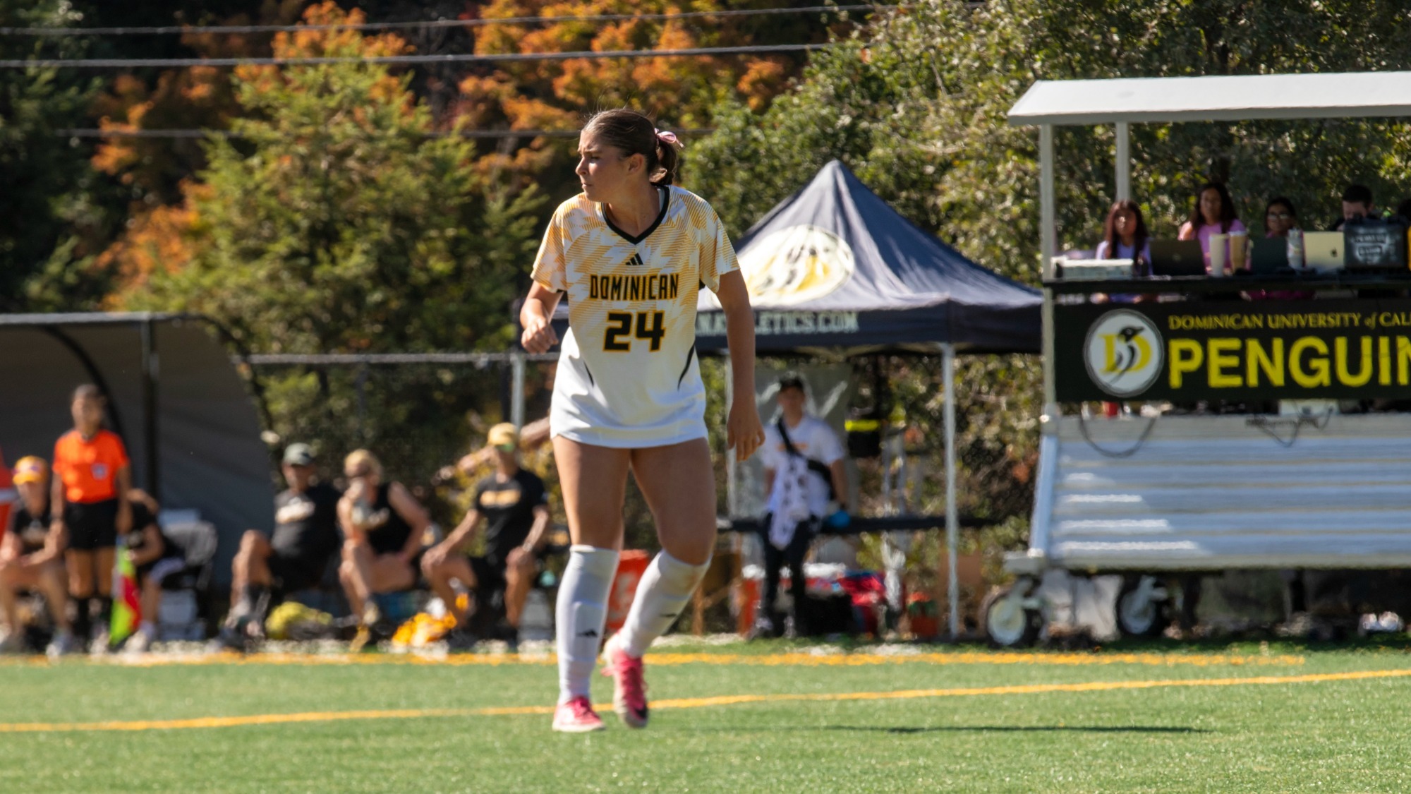 Giulianna McCarty scored her third goal of the season to spur a brief comeback against PLNU 