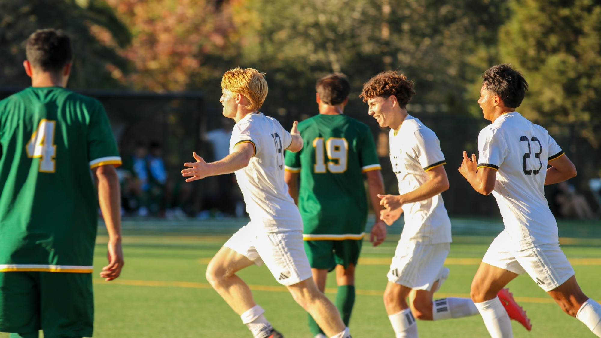Jake Kazlauskas celebrates his game-winner against CUI