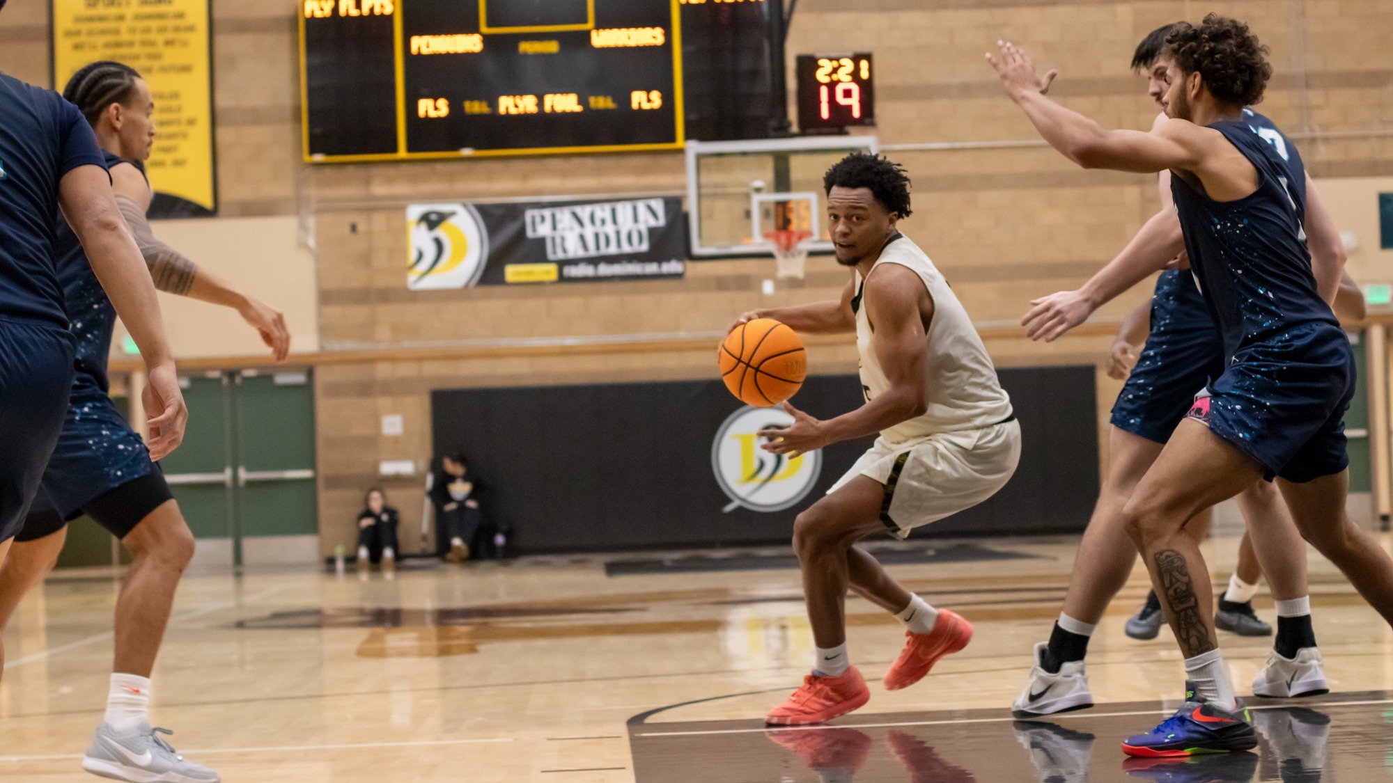 Darius Best driving in the lane