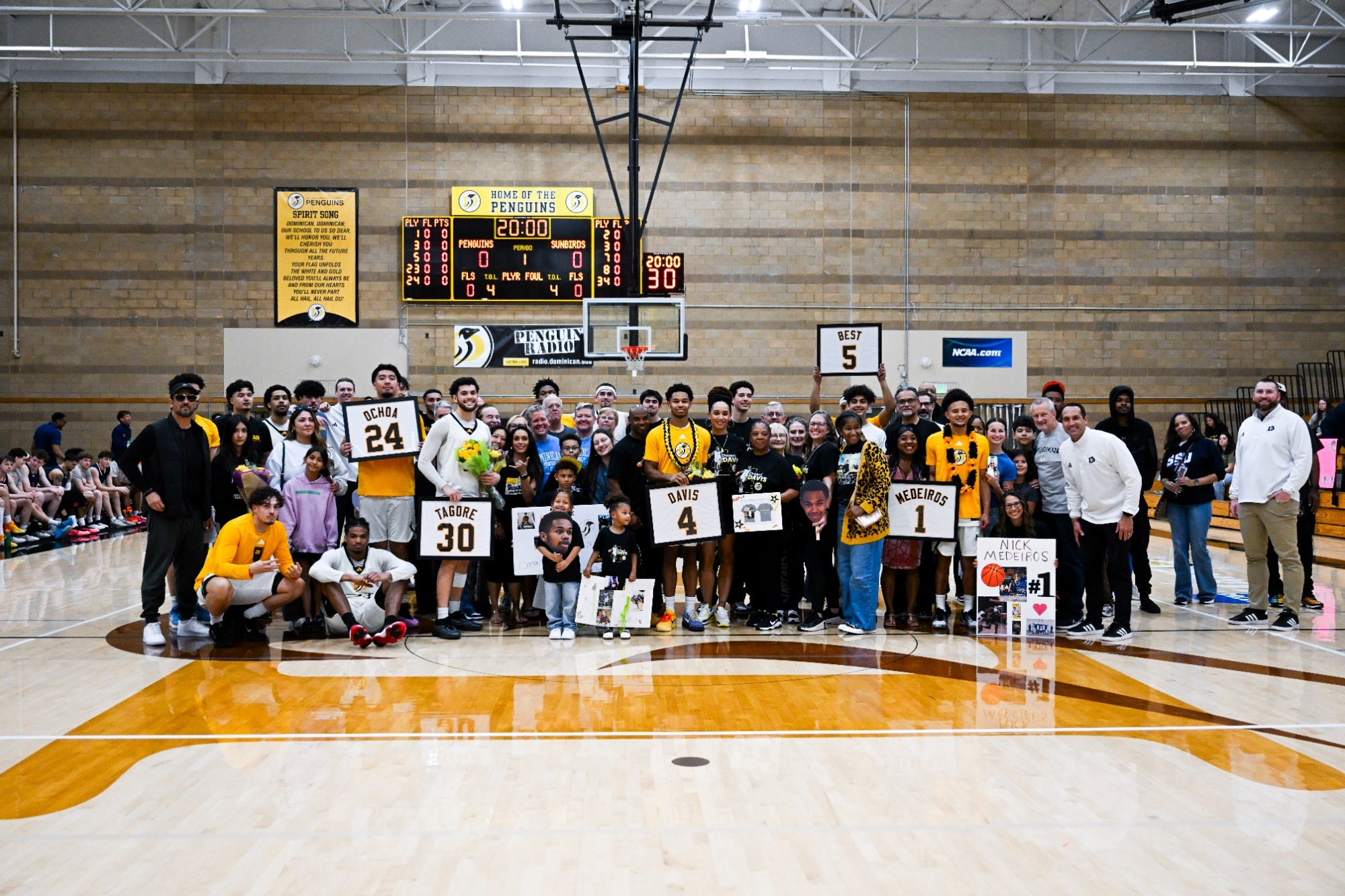 MBB celebrates senior day