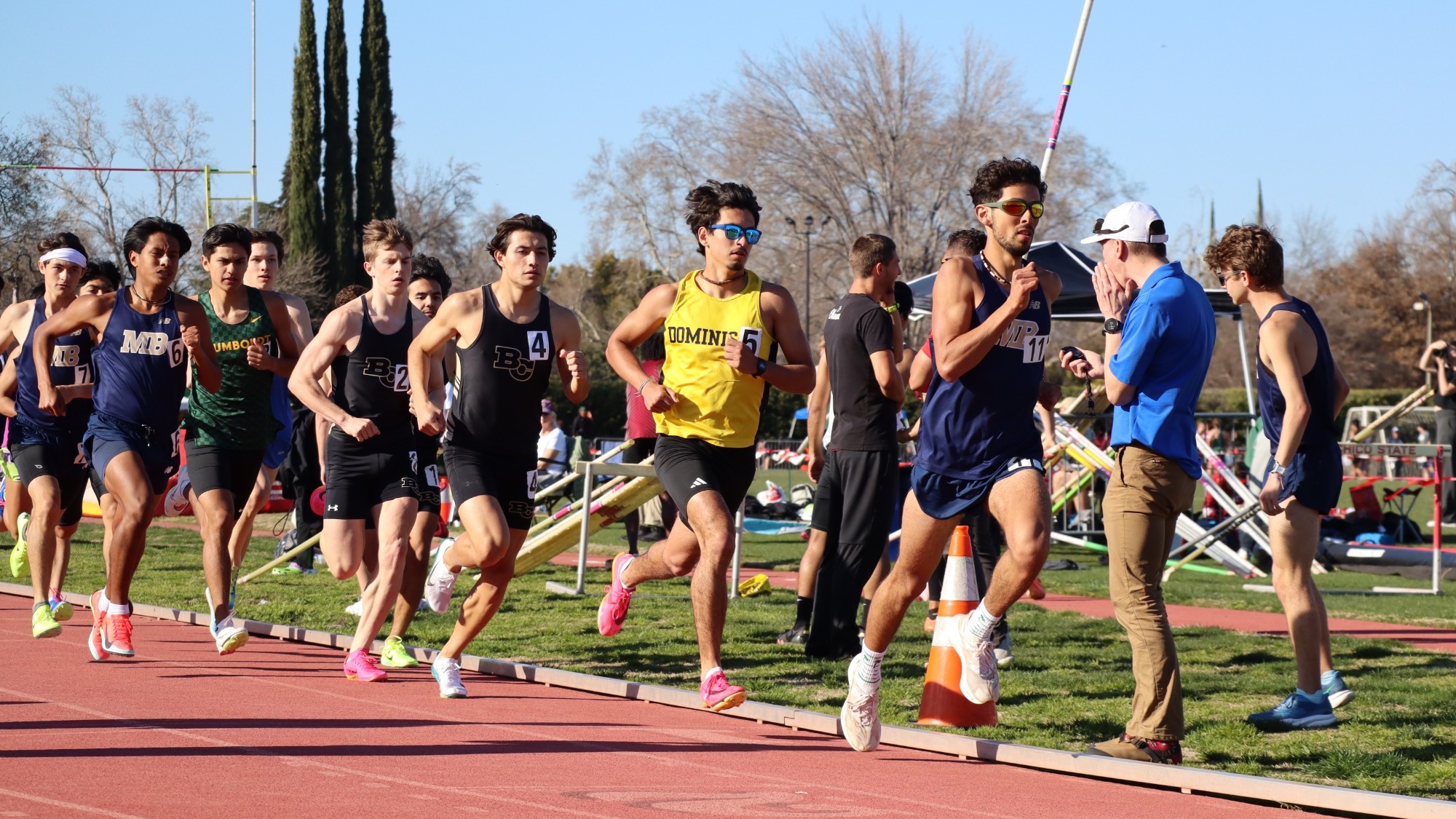 Diego Montag racing at Wildcat Invitational