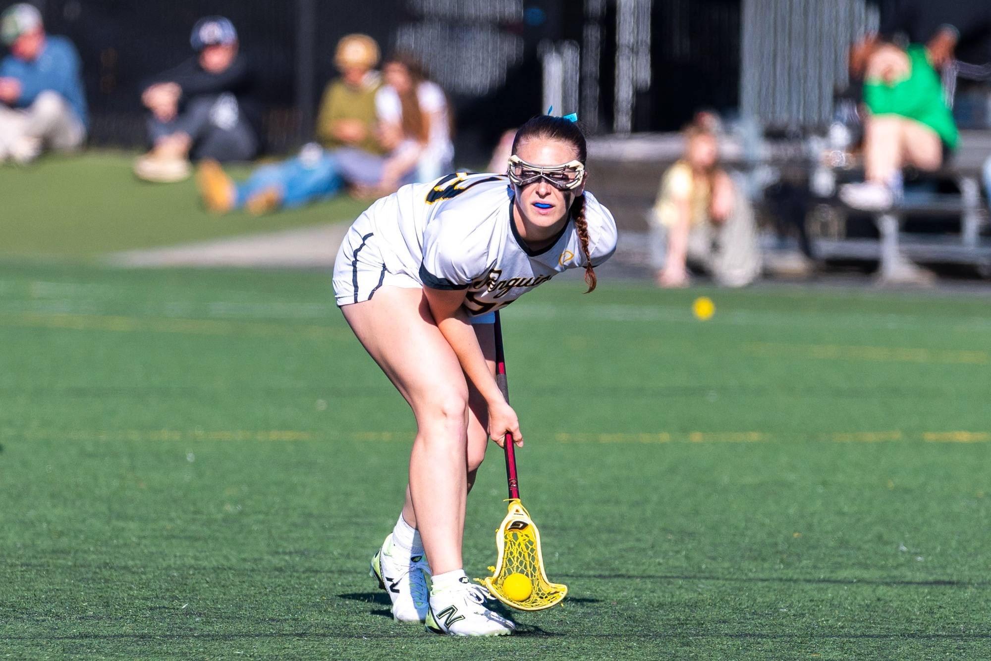 Morgan Newkirk on senior day