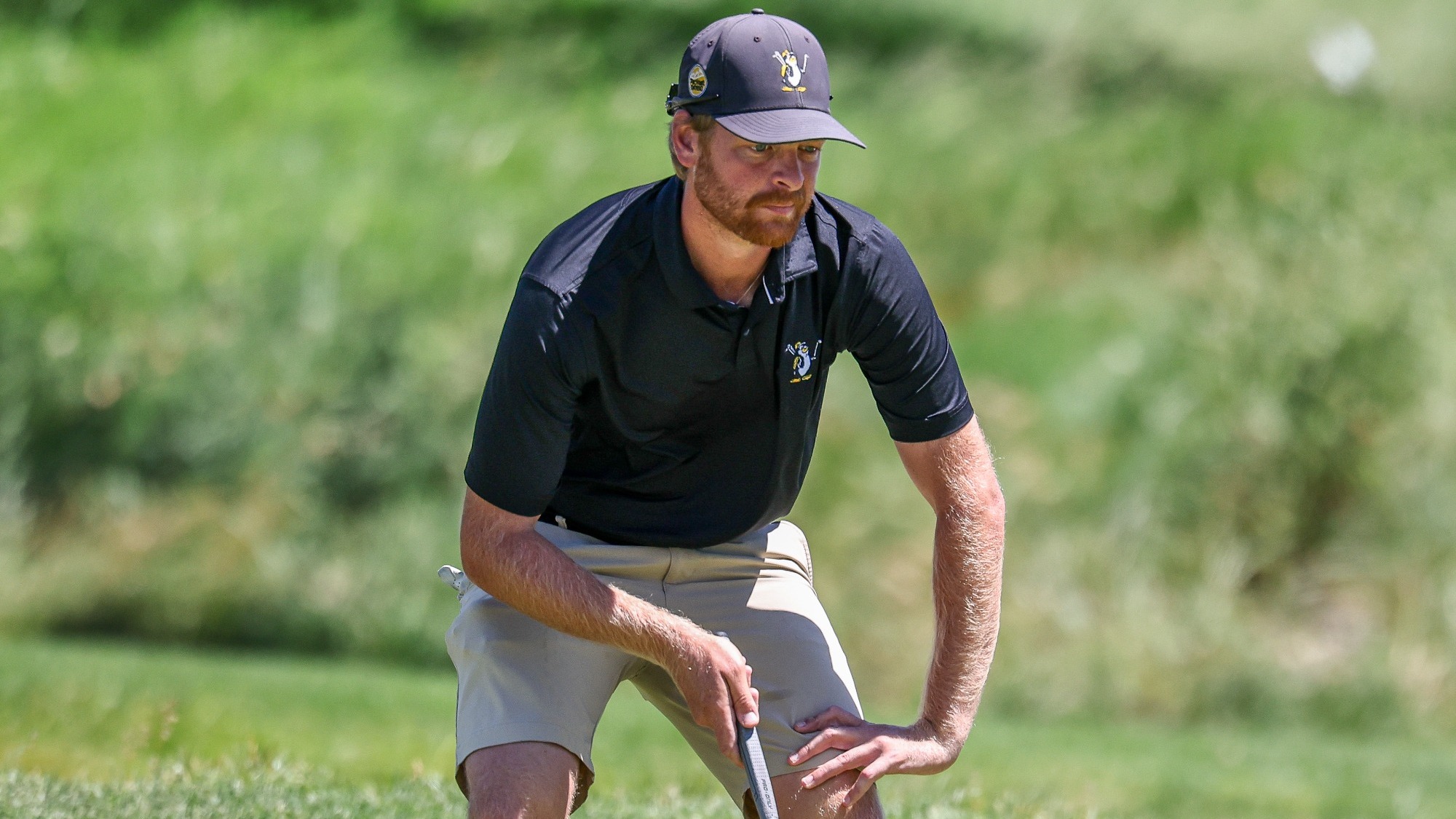 Daniel Marmorstein surveys the green at the NCAA West/South Central Regionals