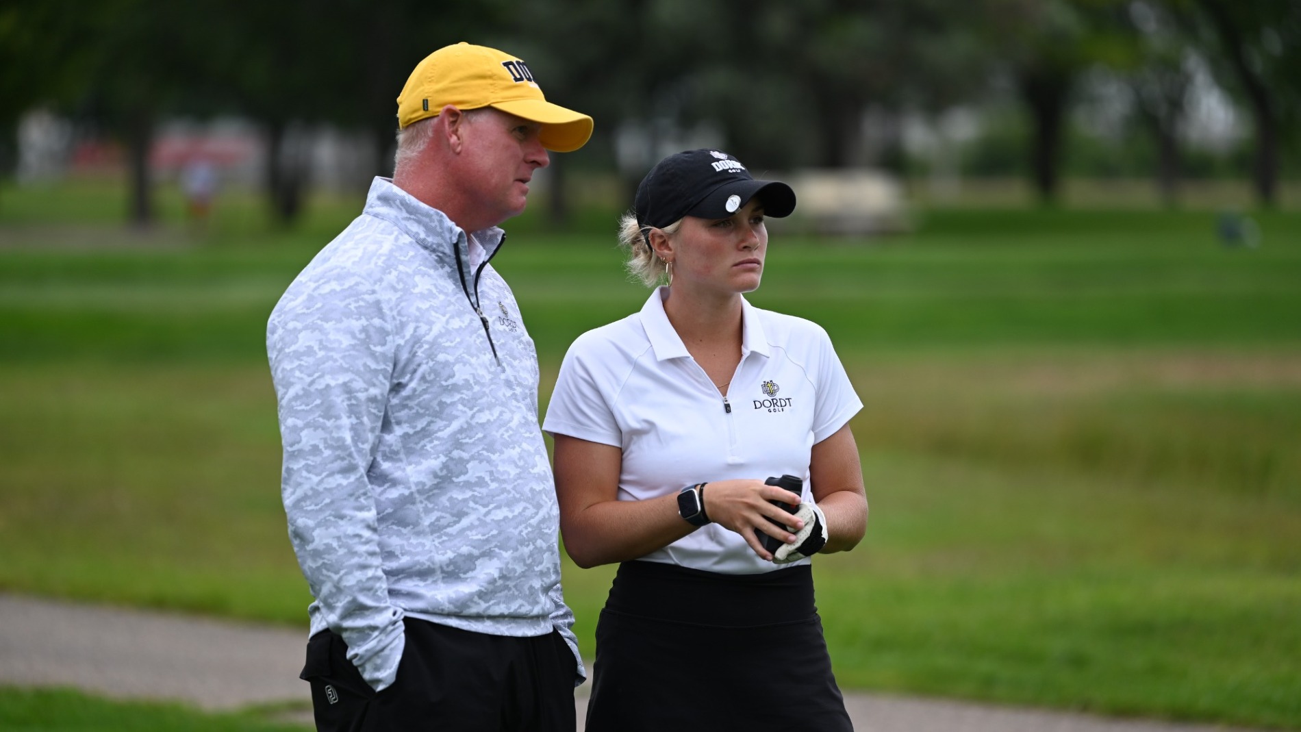 Ashlee Sweeter and coach