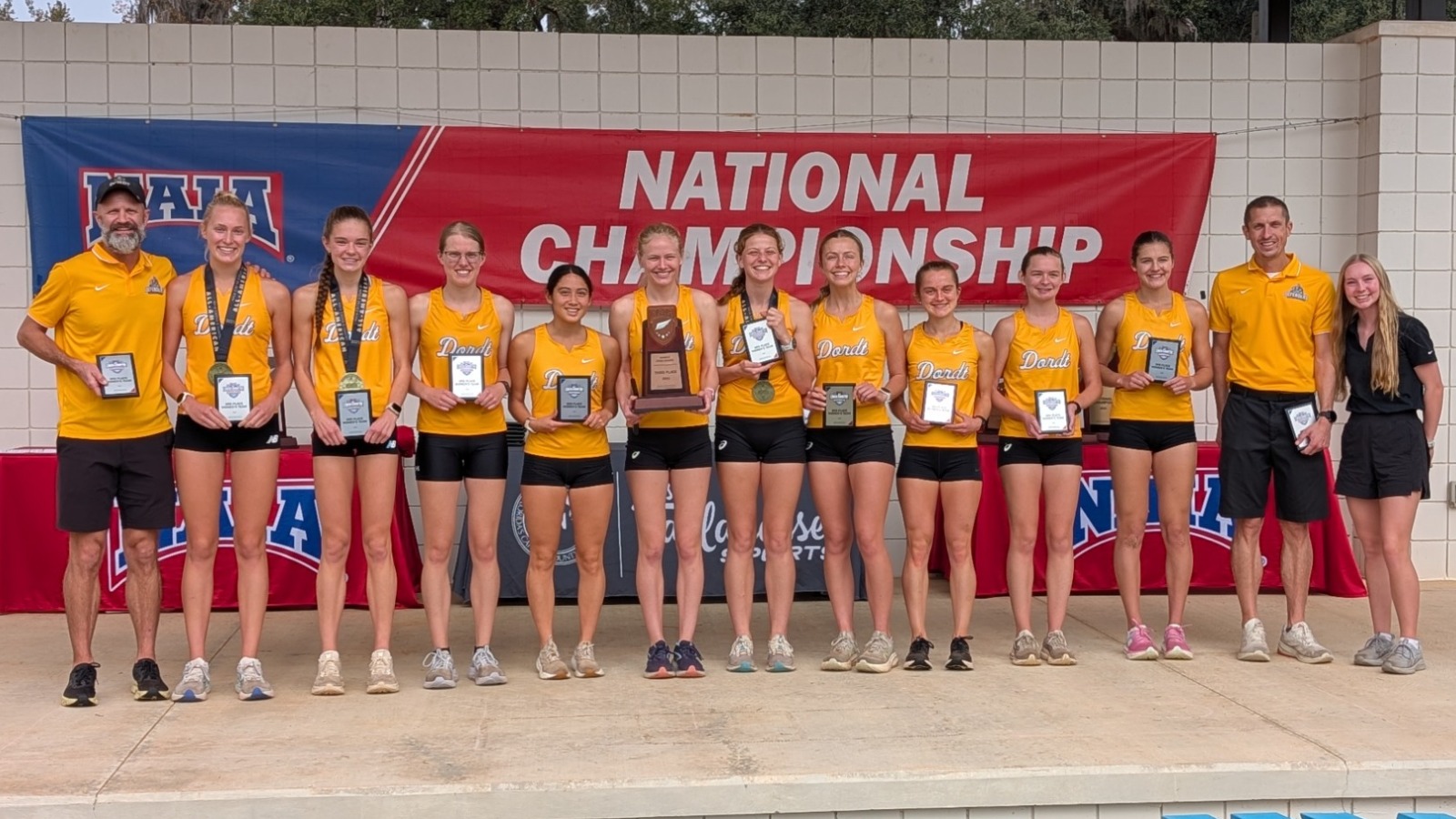 podium shot at womens XC Nationals