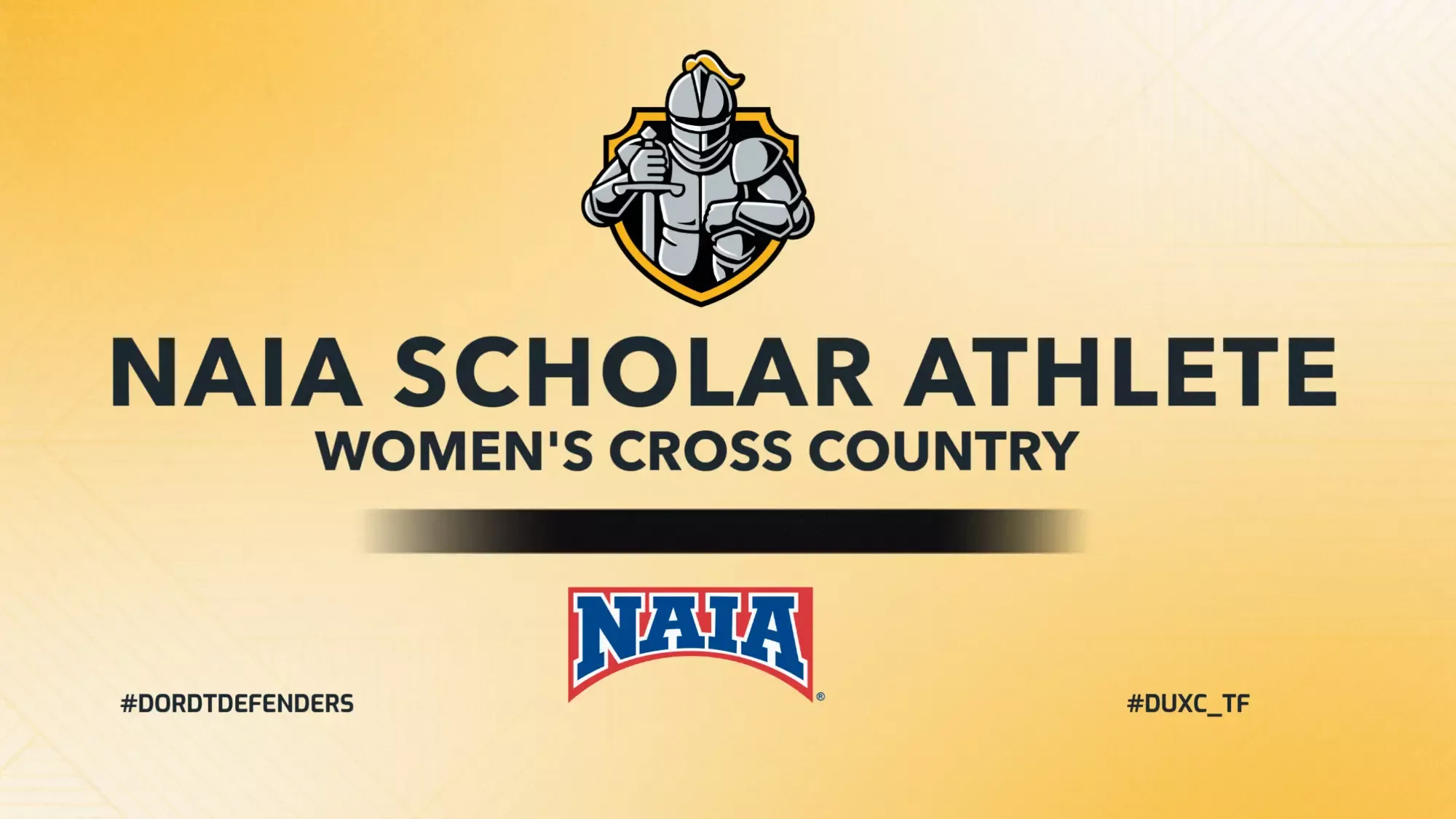 2025 NAIA Scholar Athlete