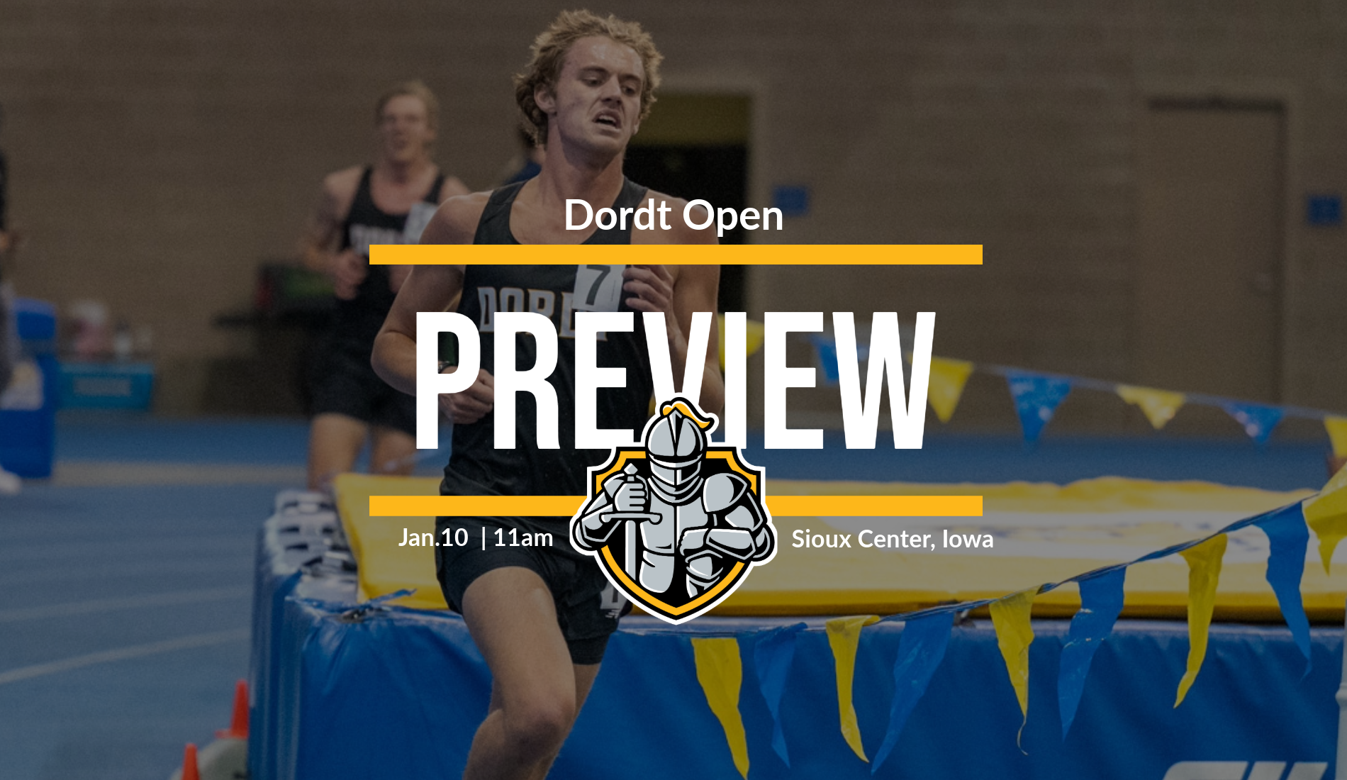 men's track and field at Dordt Open