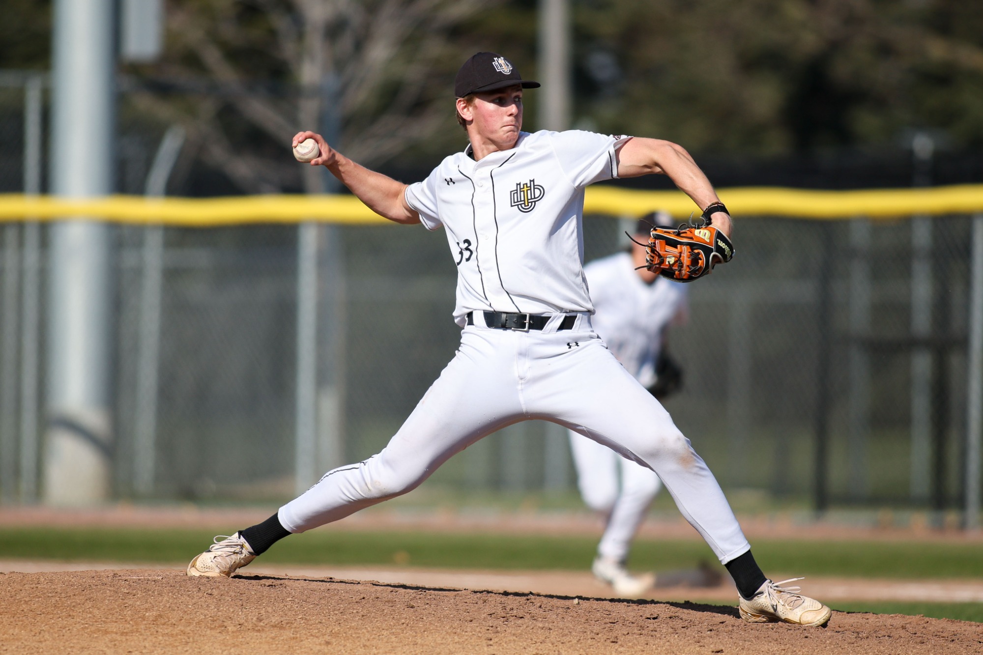 SIOUX CENTER, IA. April 11: 2025 Dordt Baseball vs. Midland. Photo by Chris Knoebel for Dordt Athletics.