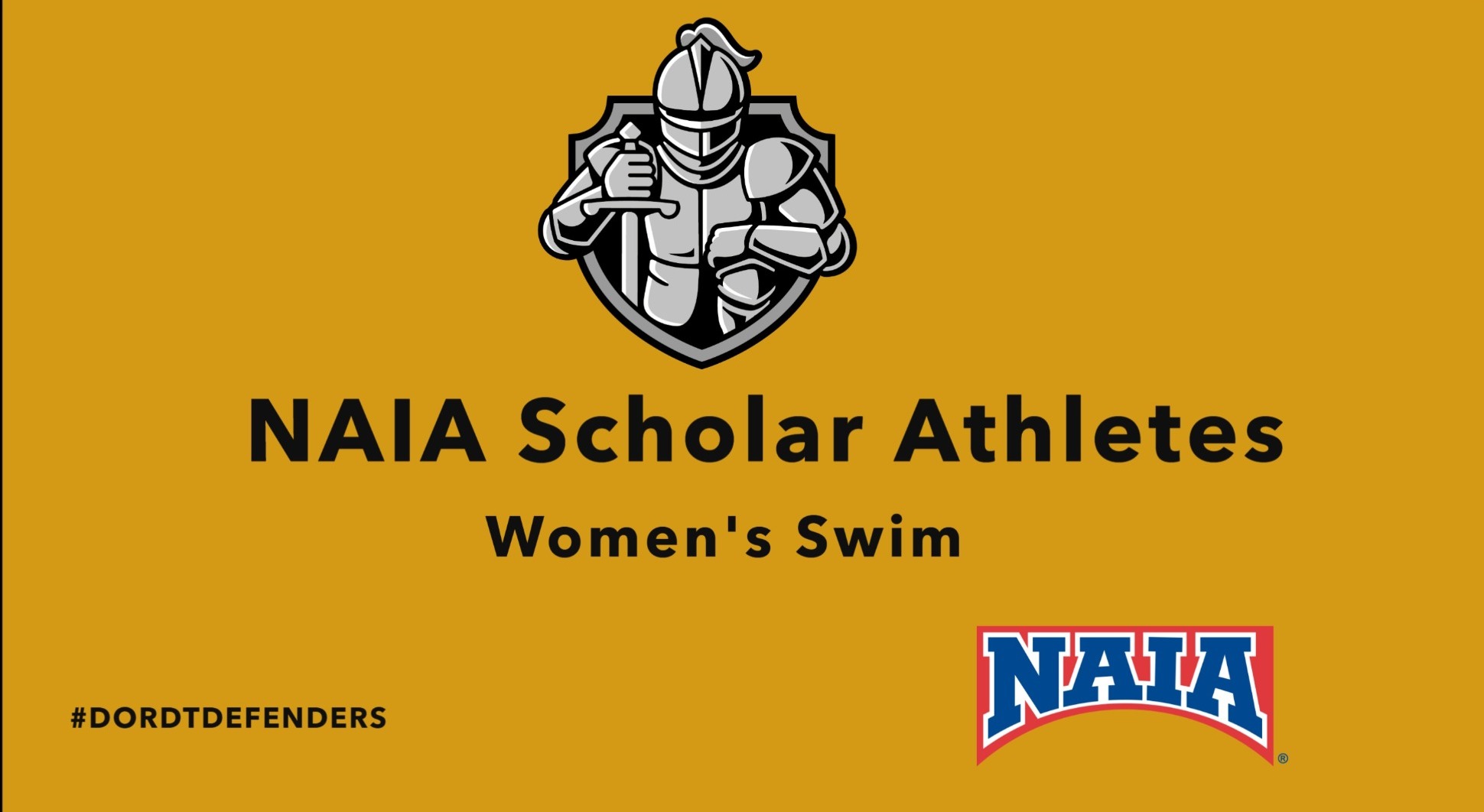 Women's Swim scholar-athletes