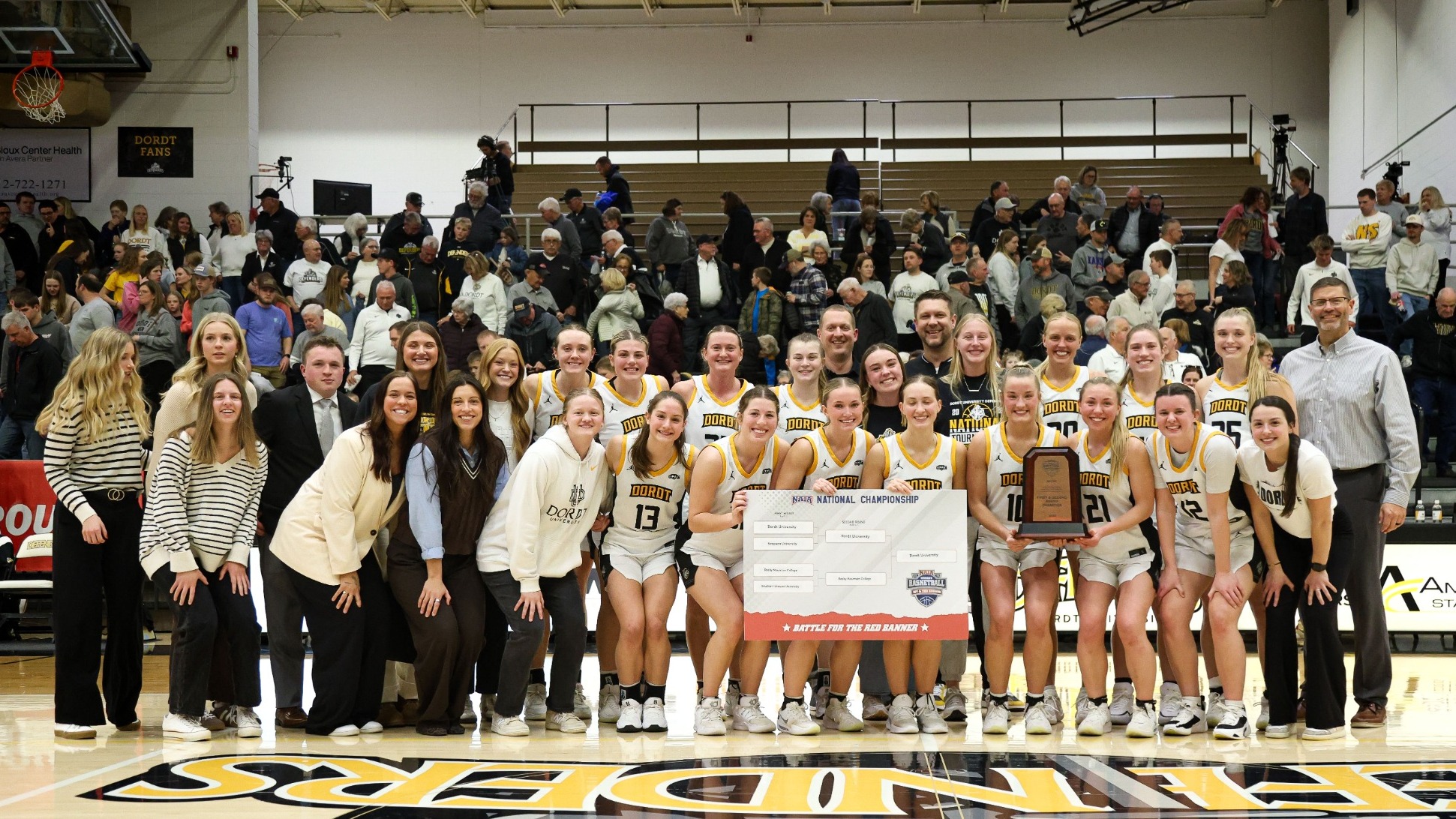 SIOUX CENTER, IA. March 14: 2026 NAIA Second Round. Dordt Women’s Basketball vs. Rocky Mountain. Photo by Chris Knoebel for Dordt Athletics.