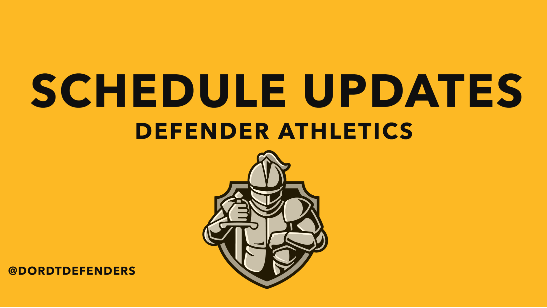 Schedule adjustments