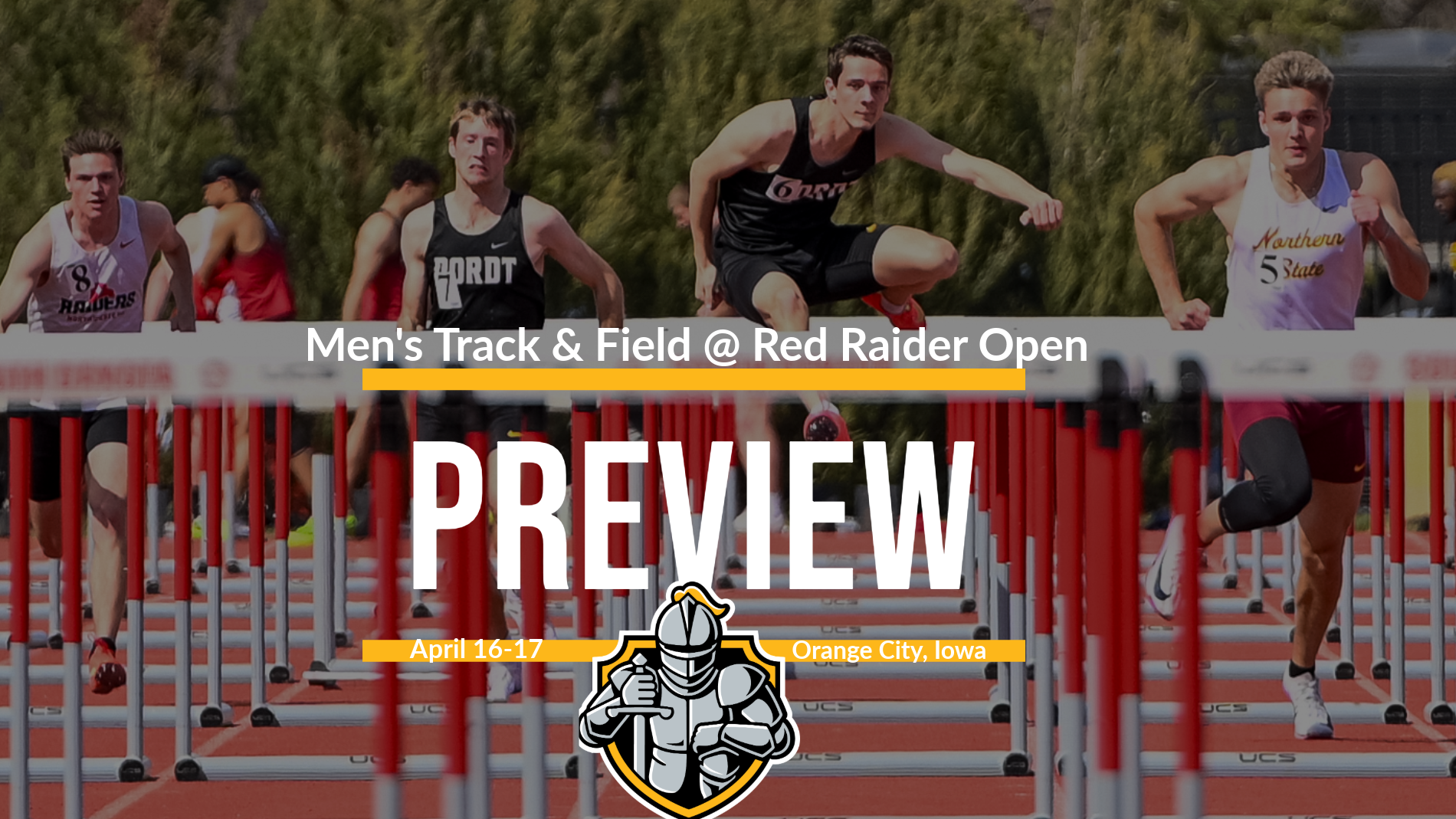 men's track at Red Raider Open
