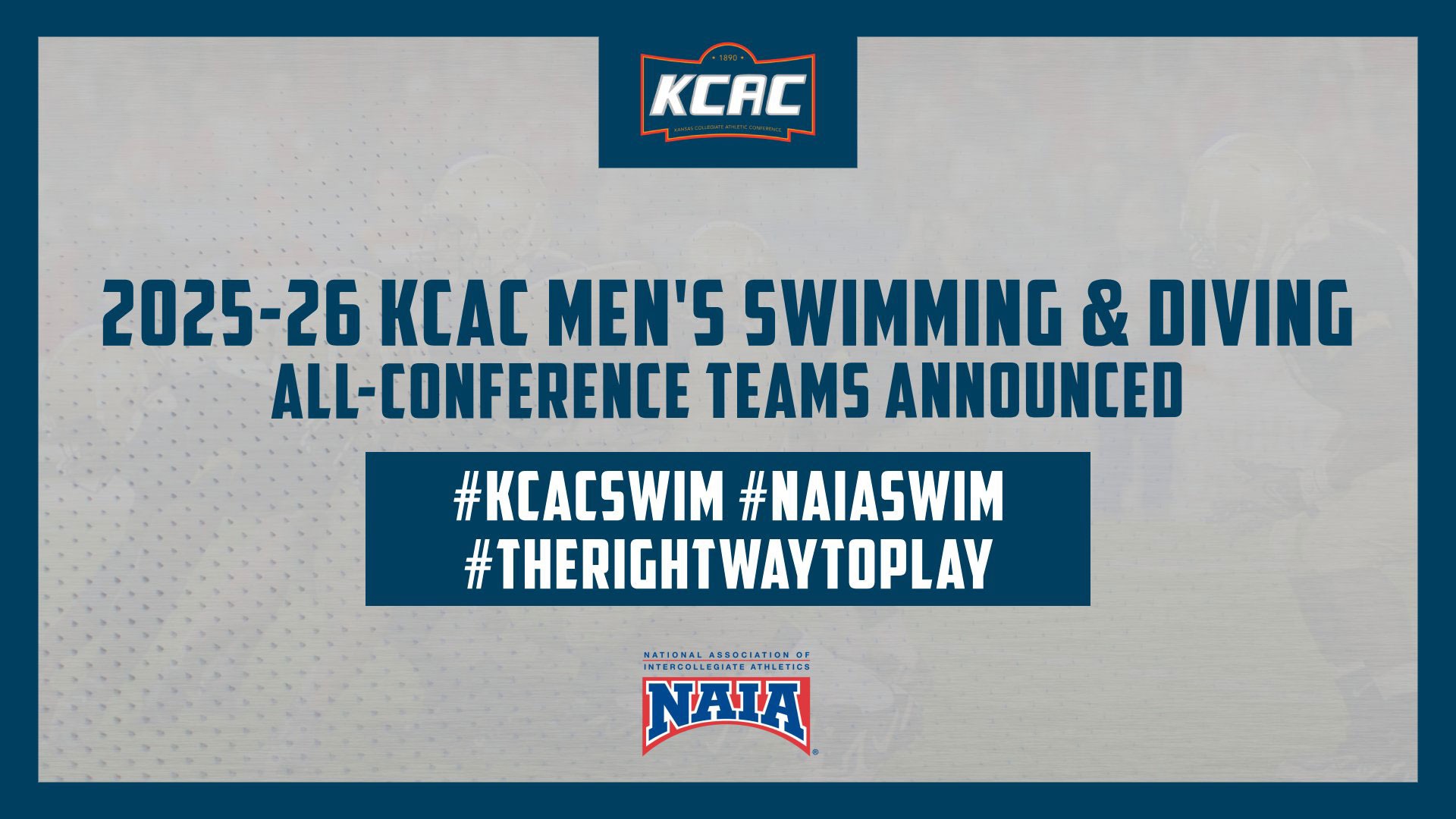 Men's Swim 2026 All-Conference KCAC