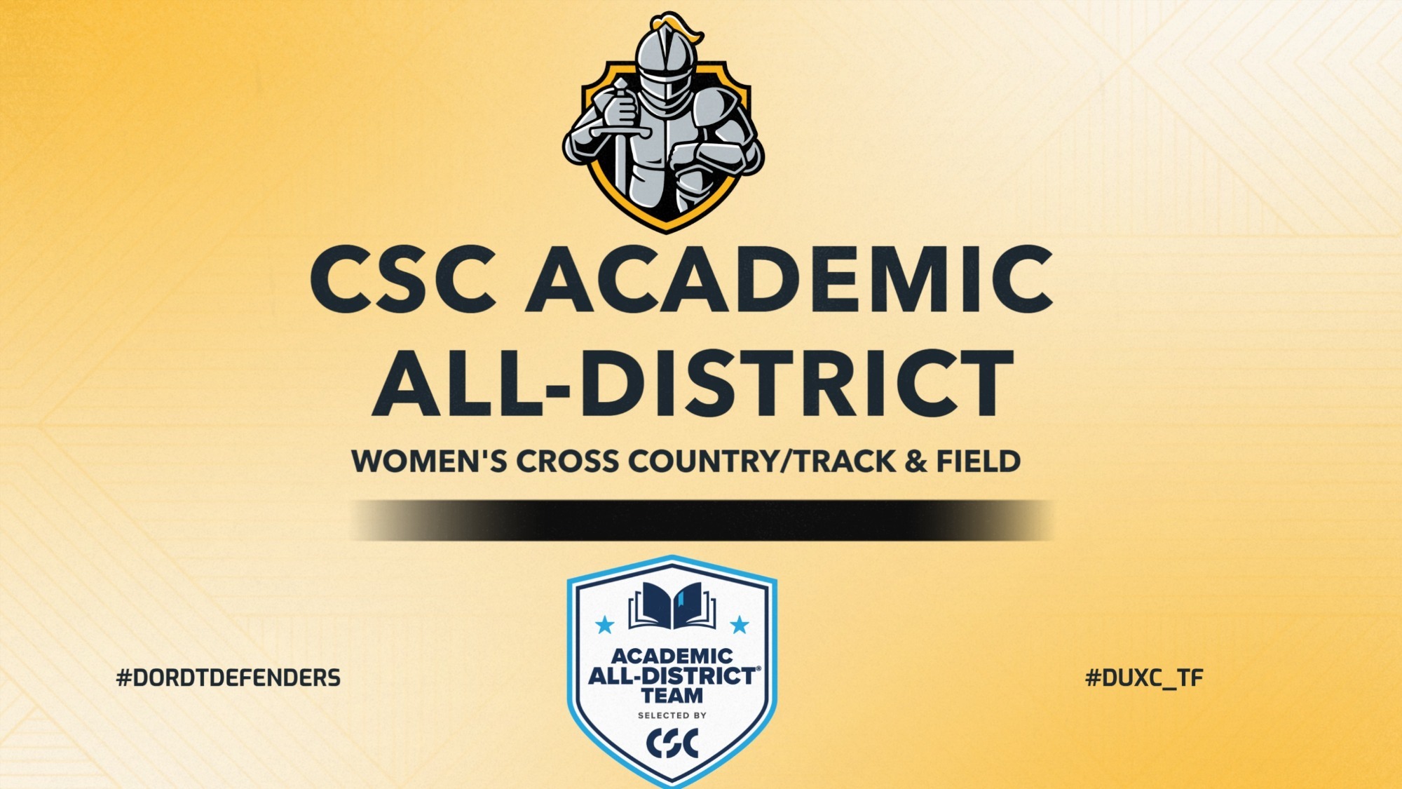 women's csc all-district honors