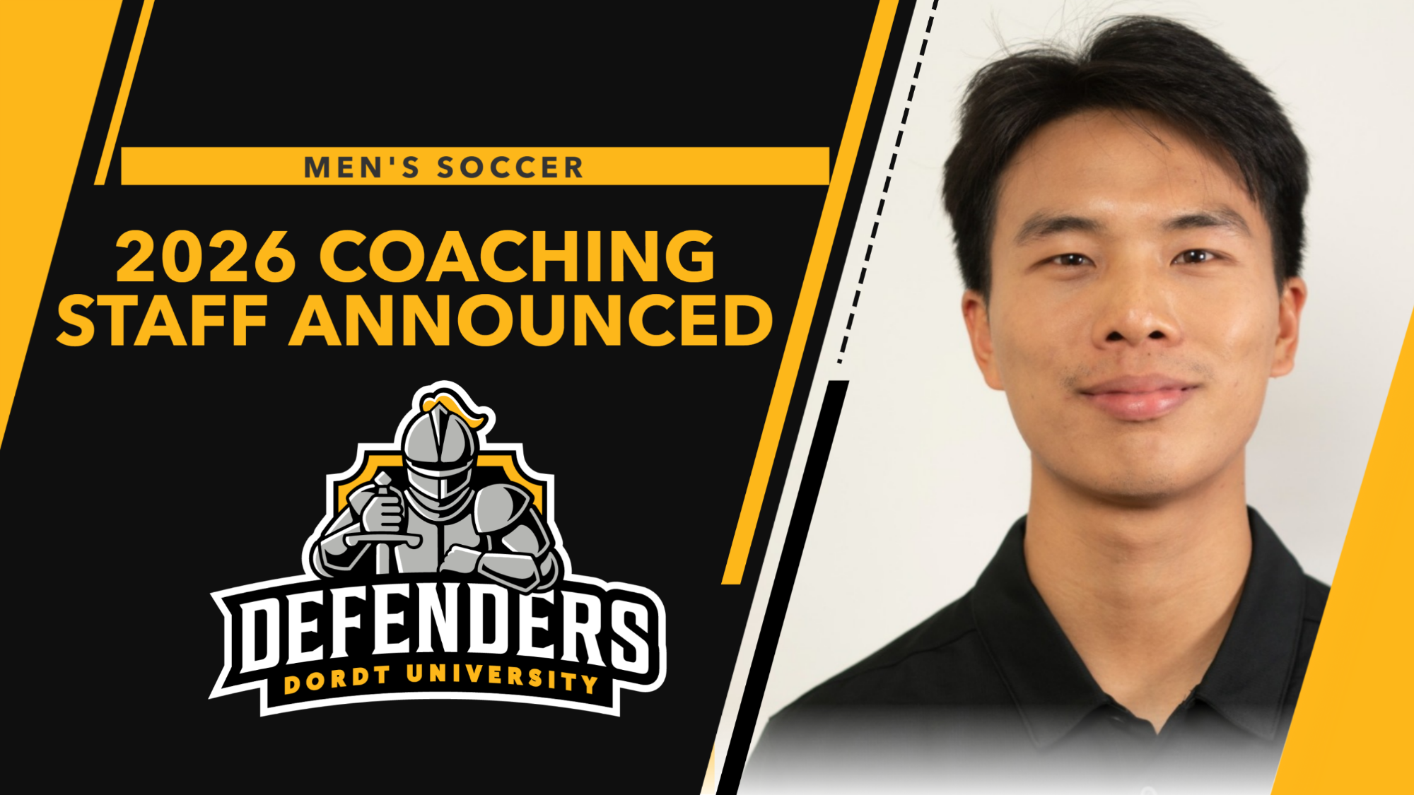 Men's soccer coaching staff
