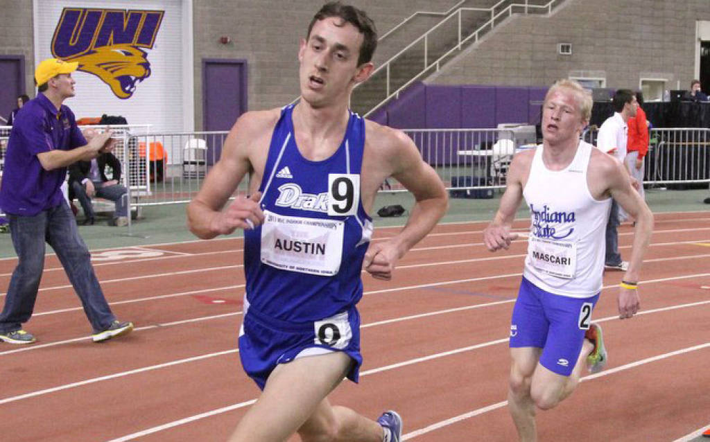 Austin Leads Charge as Drake Men's Track and Field Claims Two Titles on