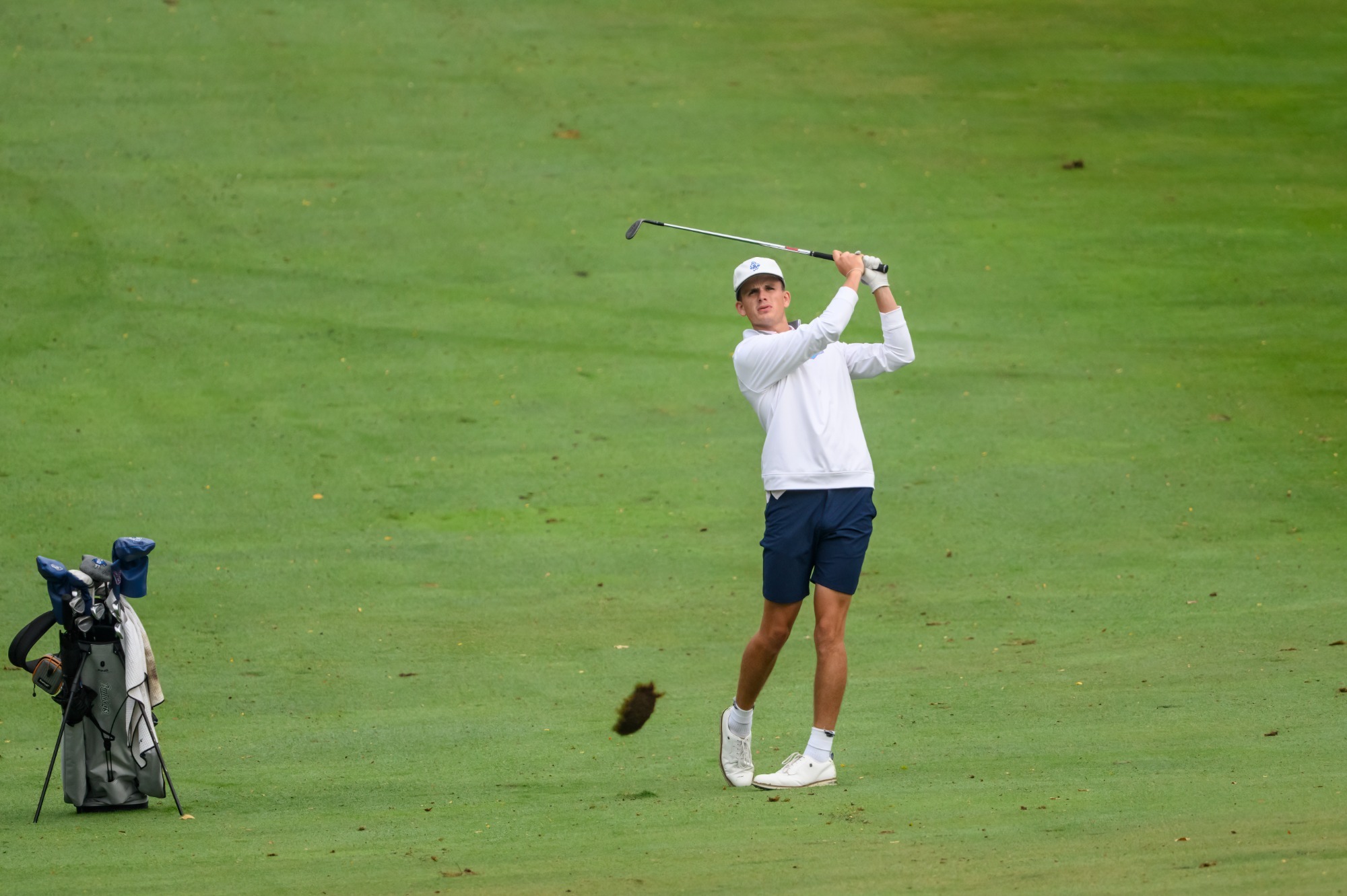 Spear iron from fairway