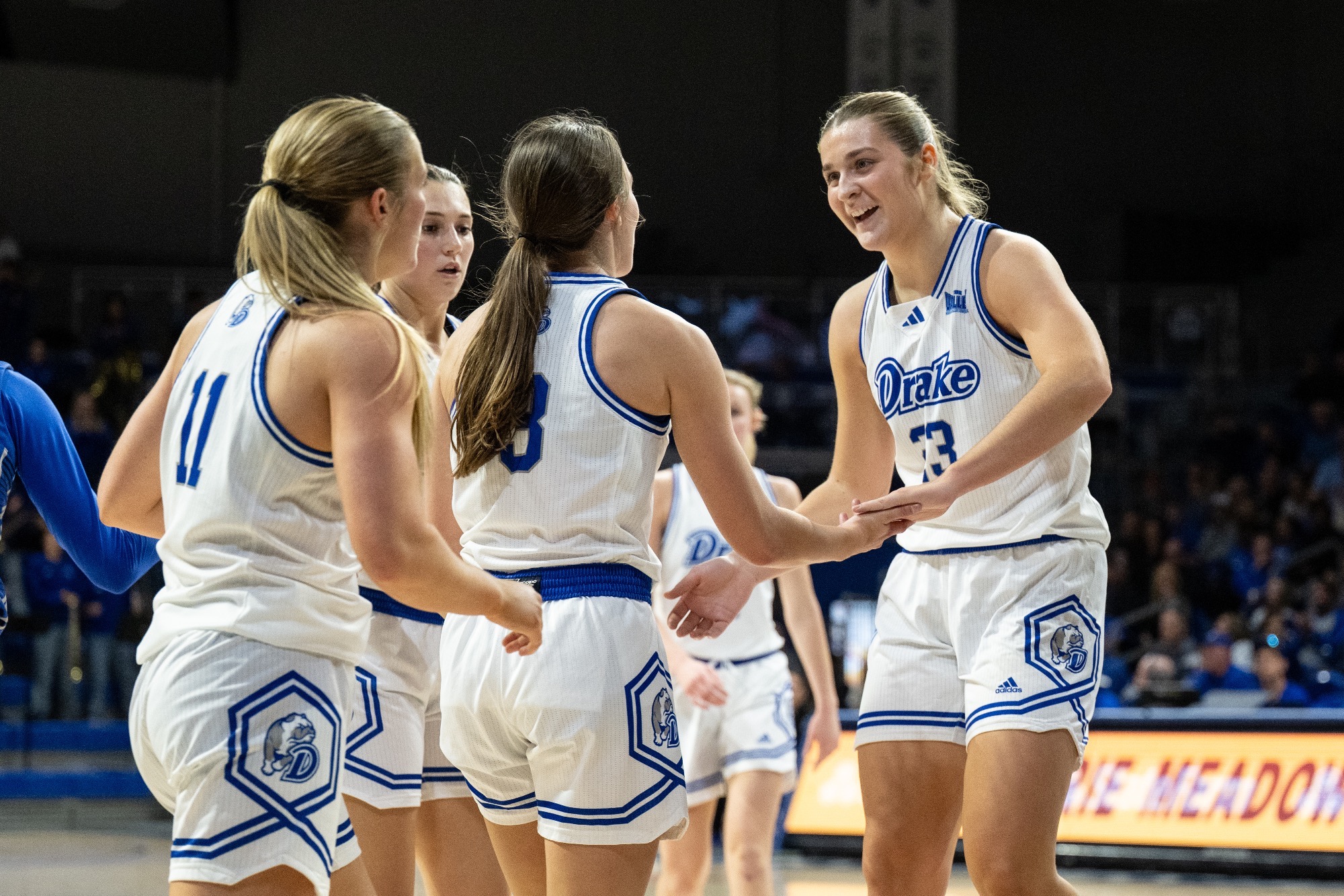 The Drake Women’s Basketball team plays against Creighton on Sunday, November 9th, 2025 at the Knapp Center in Des Moines, IA on the campus of Drake University.