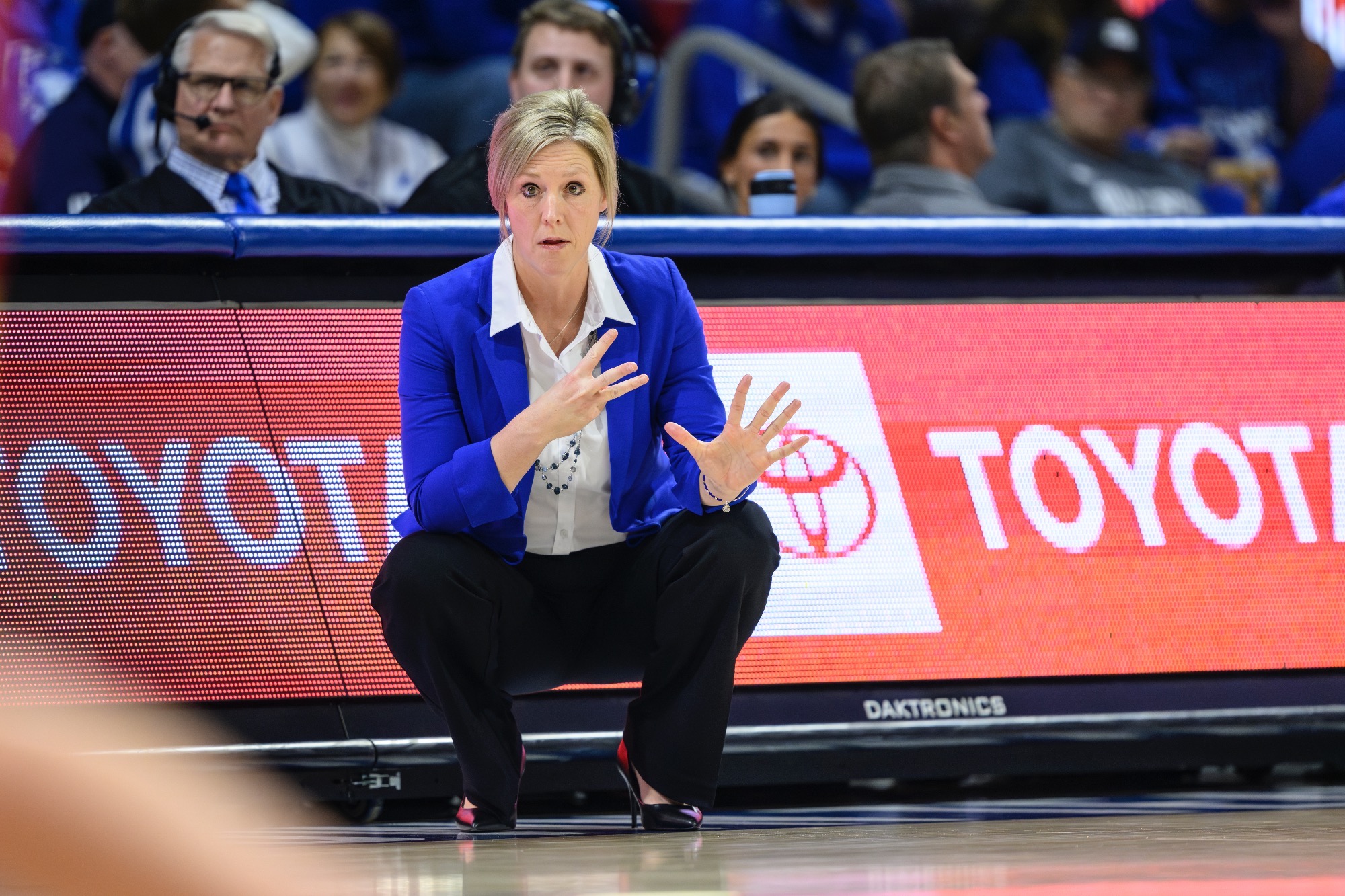 Pohlman coaching vs. ISU