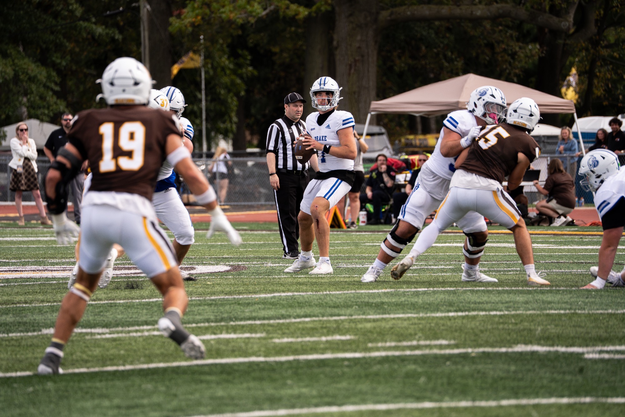 Warzynski in the pocked at Valpo
