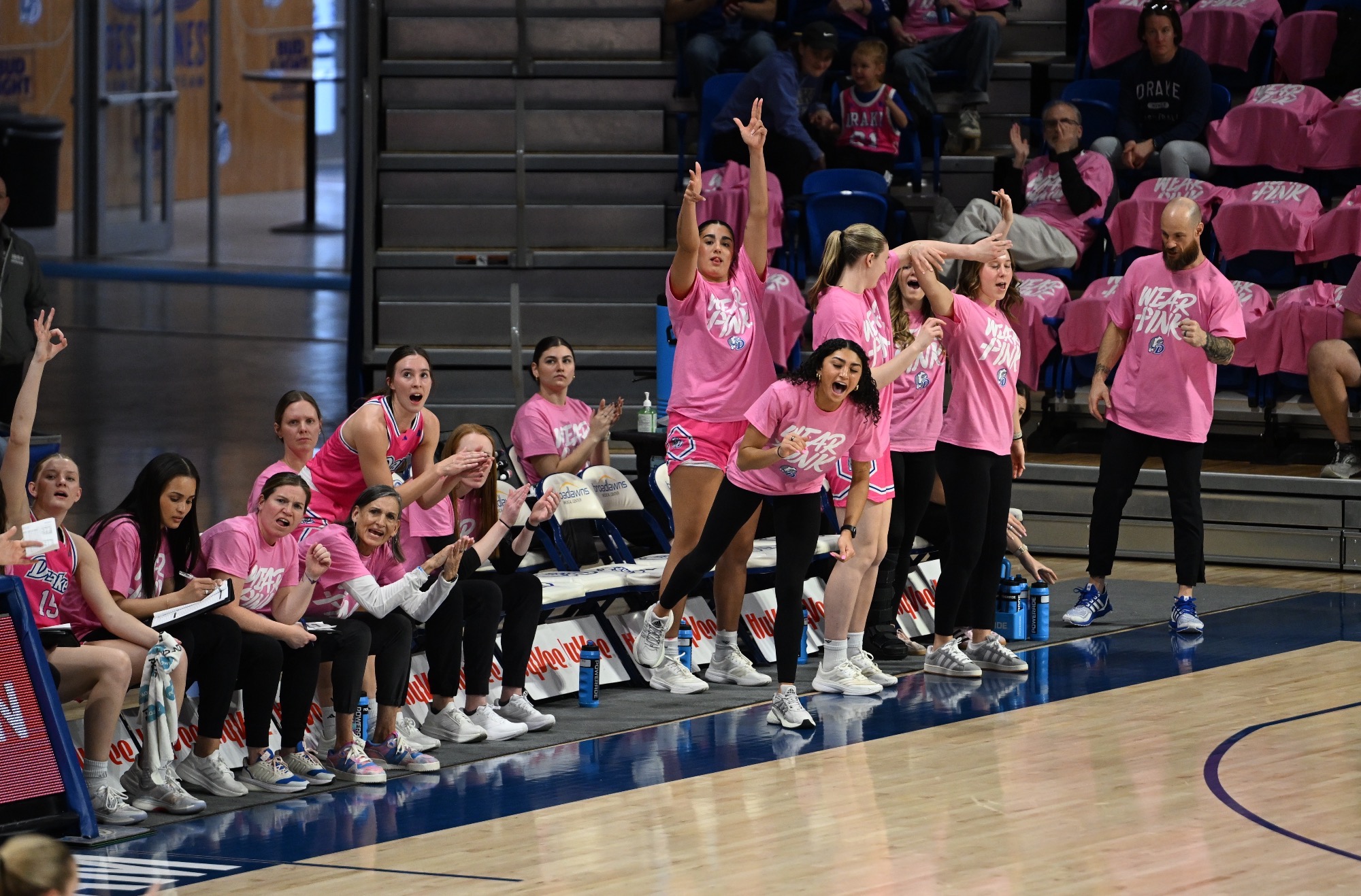 Team Bench Pink Game