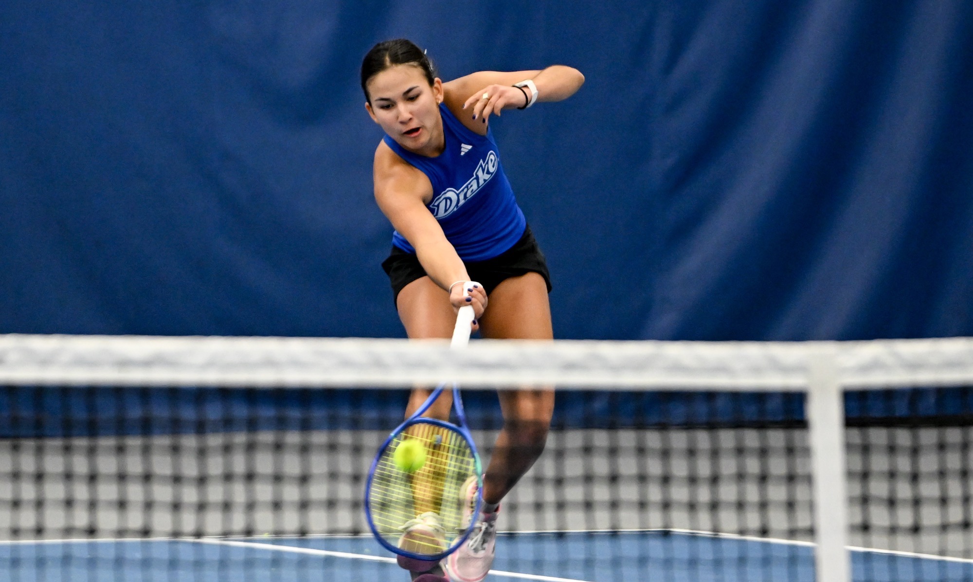 The Drake Women’s Tennis team plays against Bradley for their last home match of the season on Saturday, April 11th, 2026 at the Roger Knapp Tennis Center in Des Moines, Iowa.